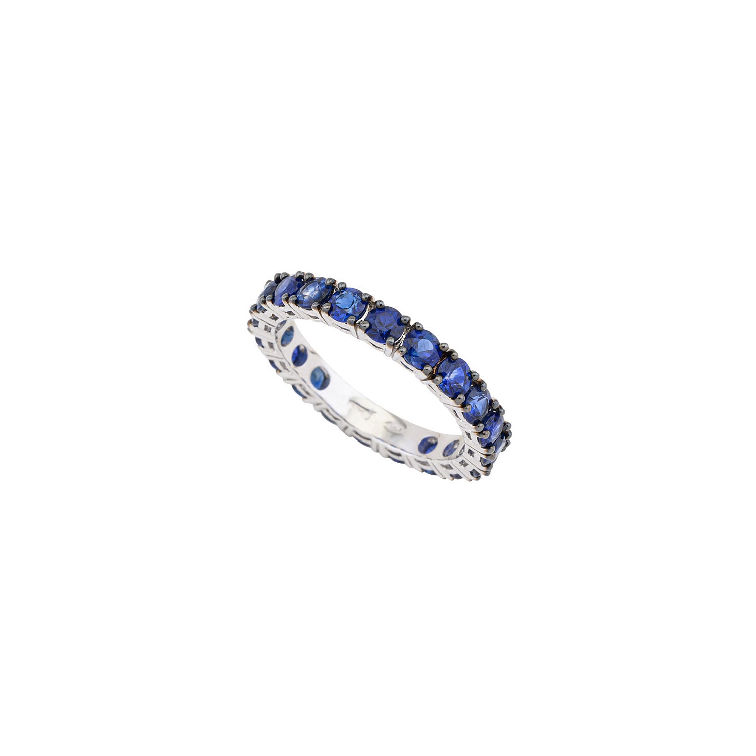 Blue Sapphire Eternity Ring