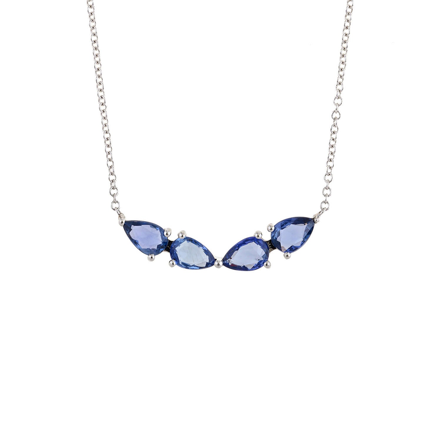 Sapphire bar Necklace