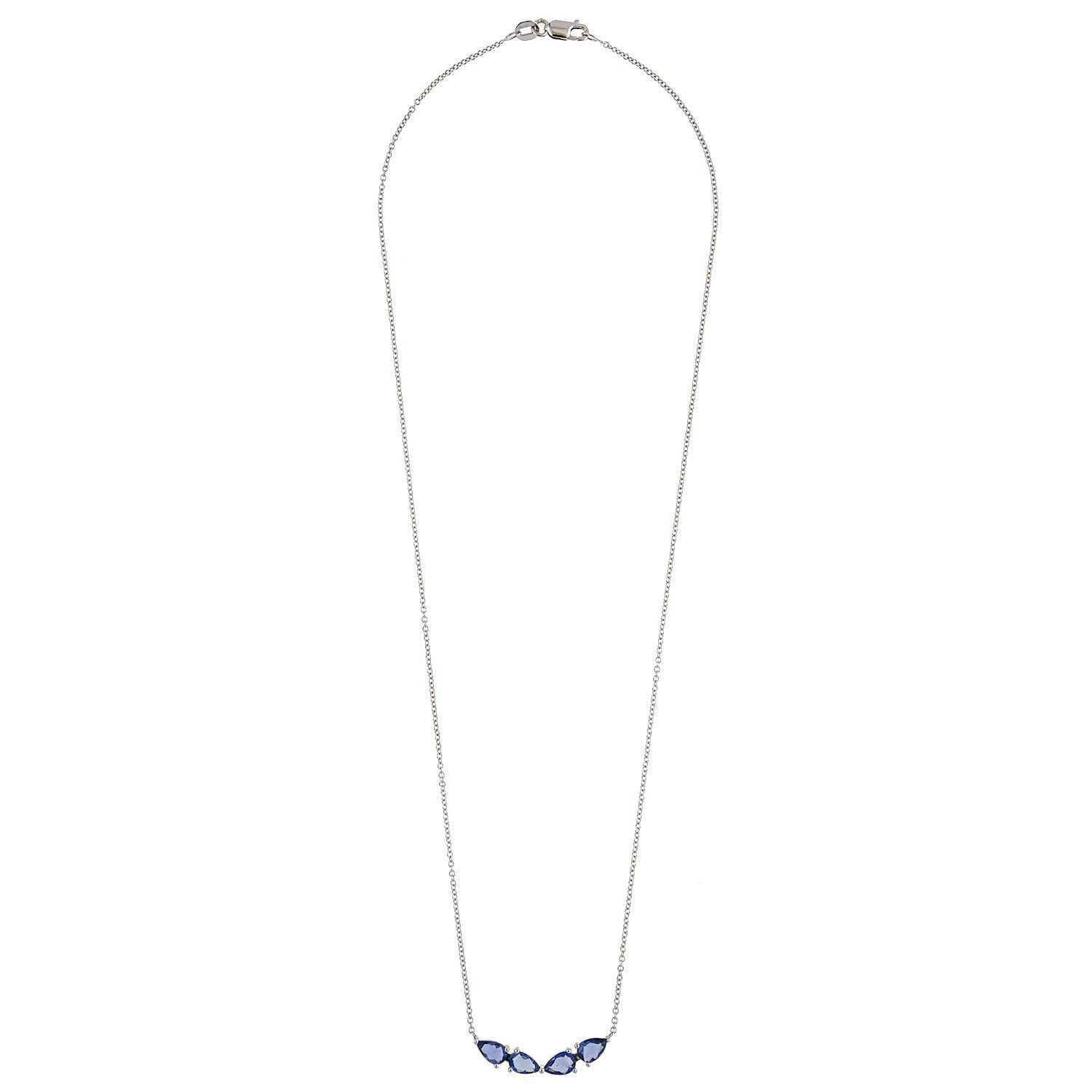 Sapphire bar Necklace