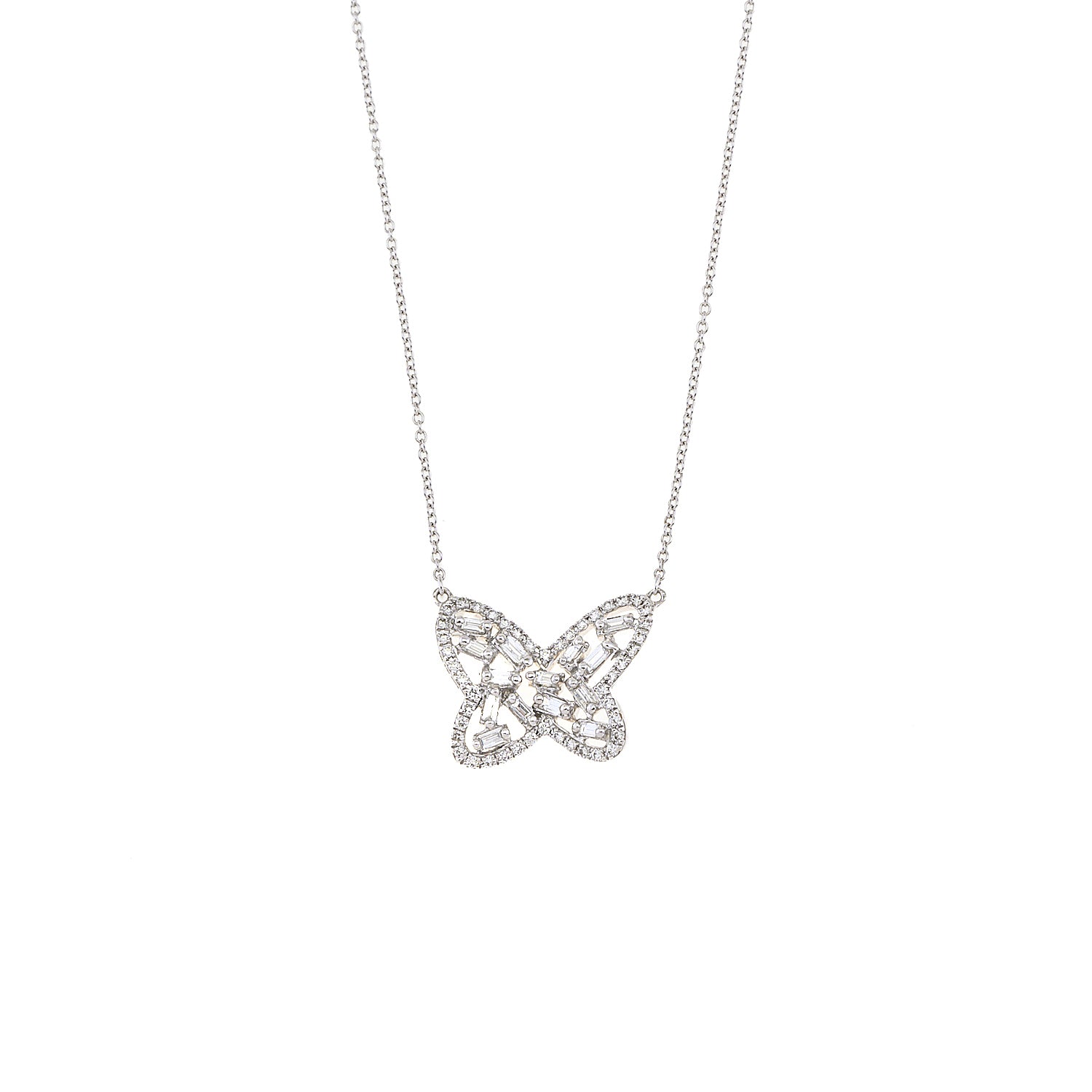 Butterfly Diamond Necklace