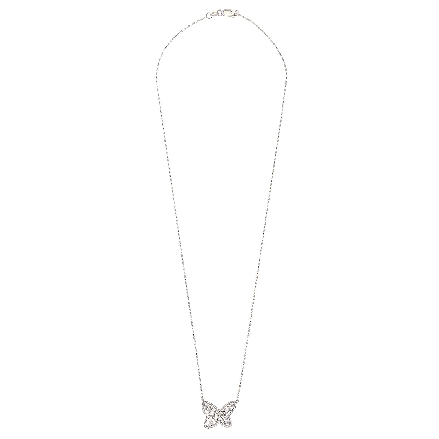 Butterfly Diamond Necklace