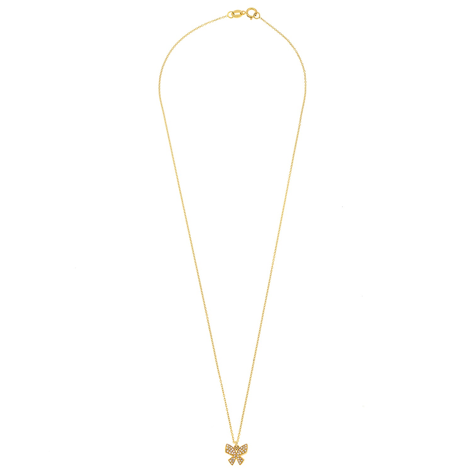 Butterfly Diamond Necklace