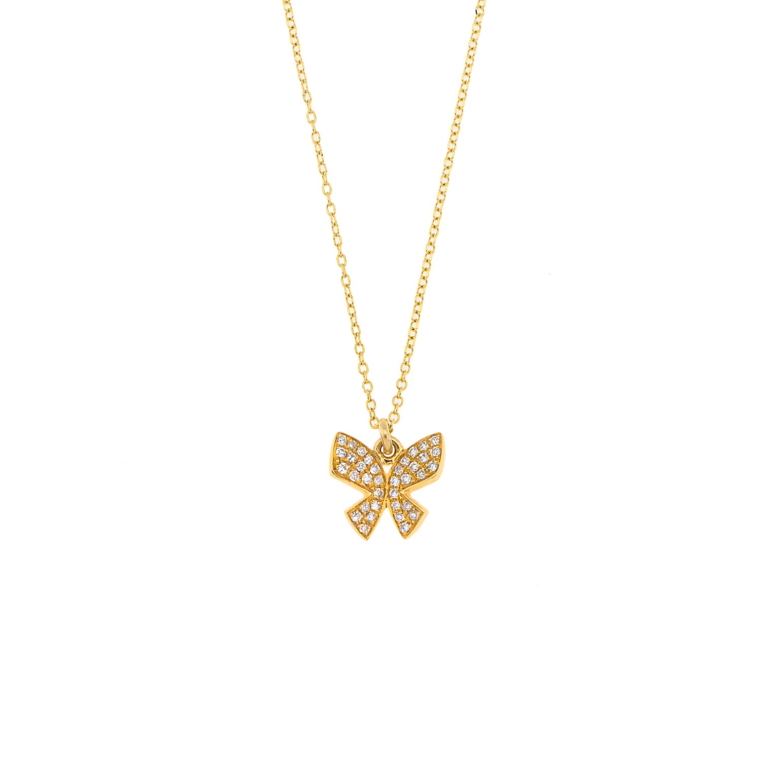 Butterfly Diamond Necklace