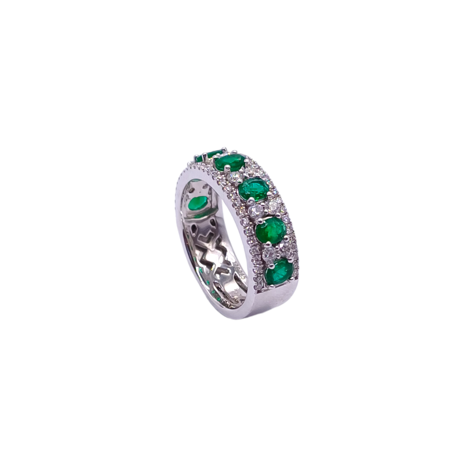 Emerald and Diamond Ring