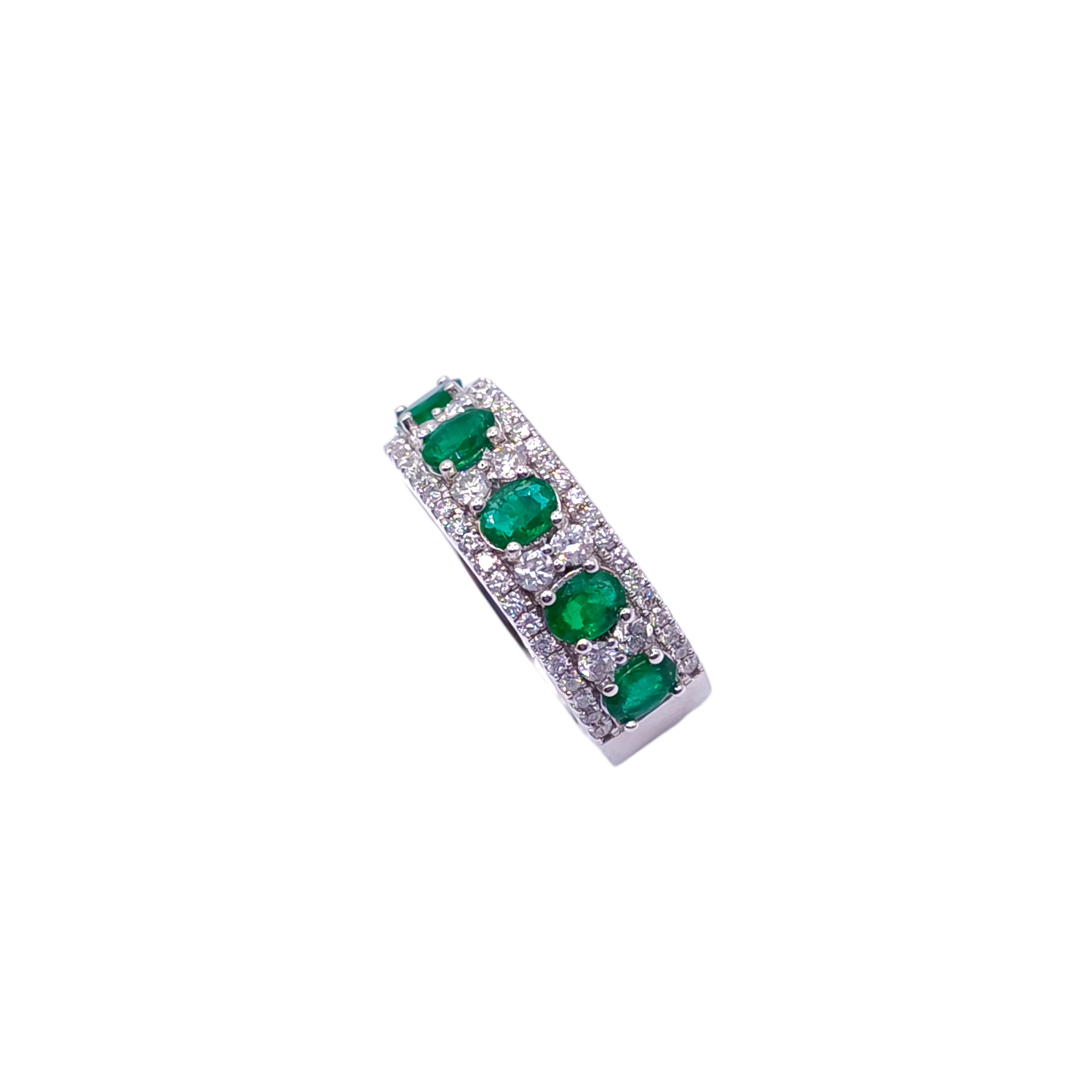 Emerald and Diamond Ring