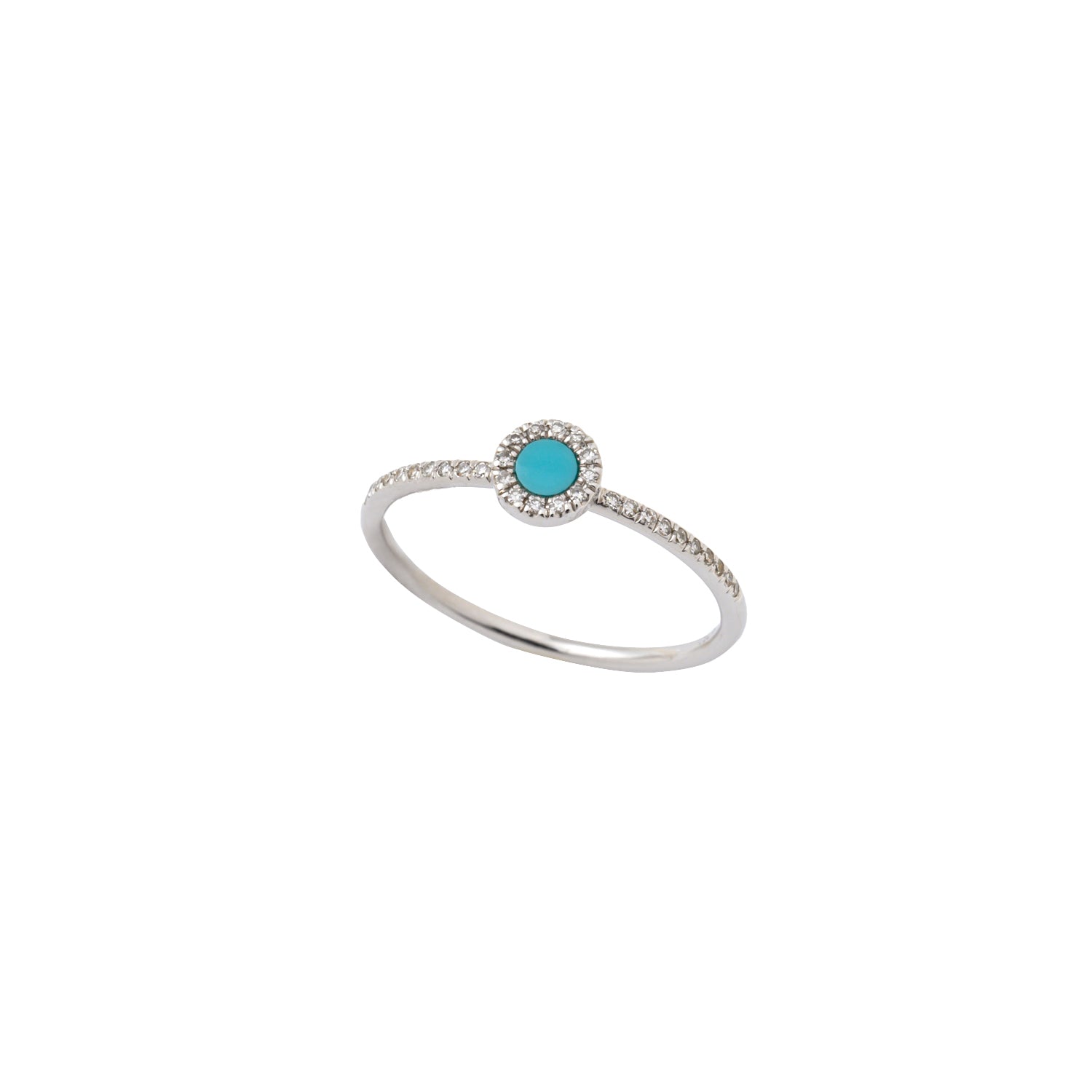 Circle diamond ring