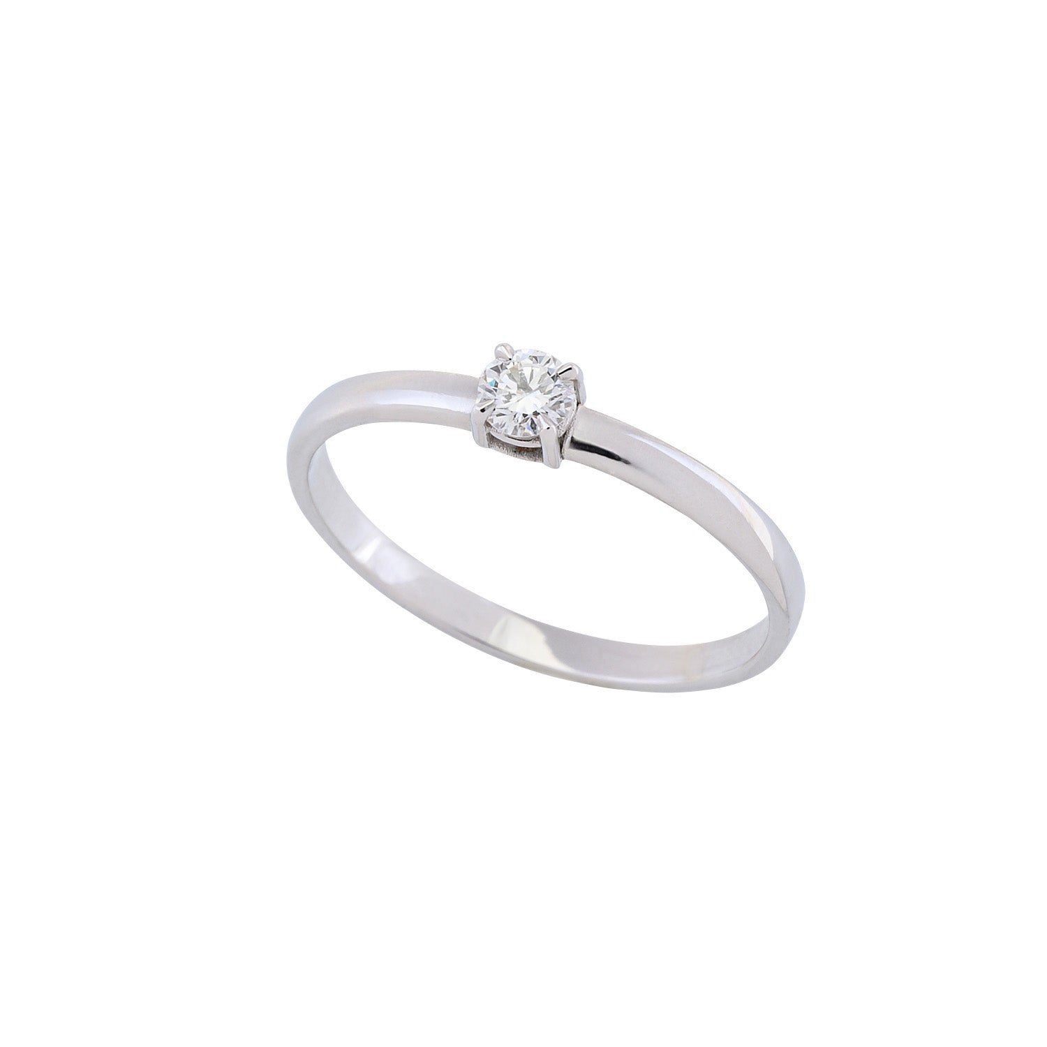 0.14ct Solitaire Engagement Ring