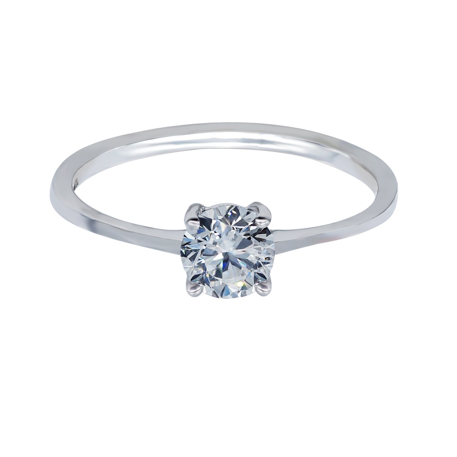 0.51CT, D, VS1 Icon Engagement Ring