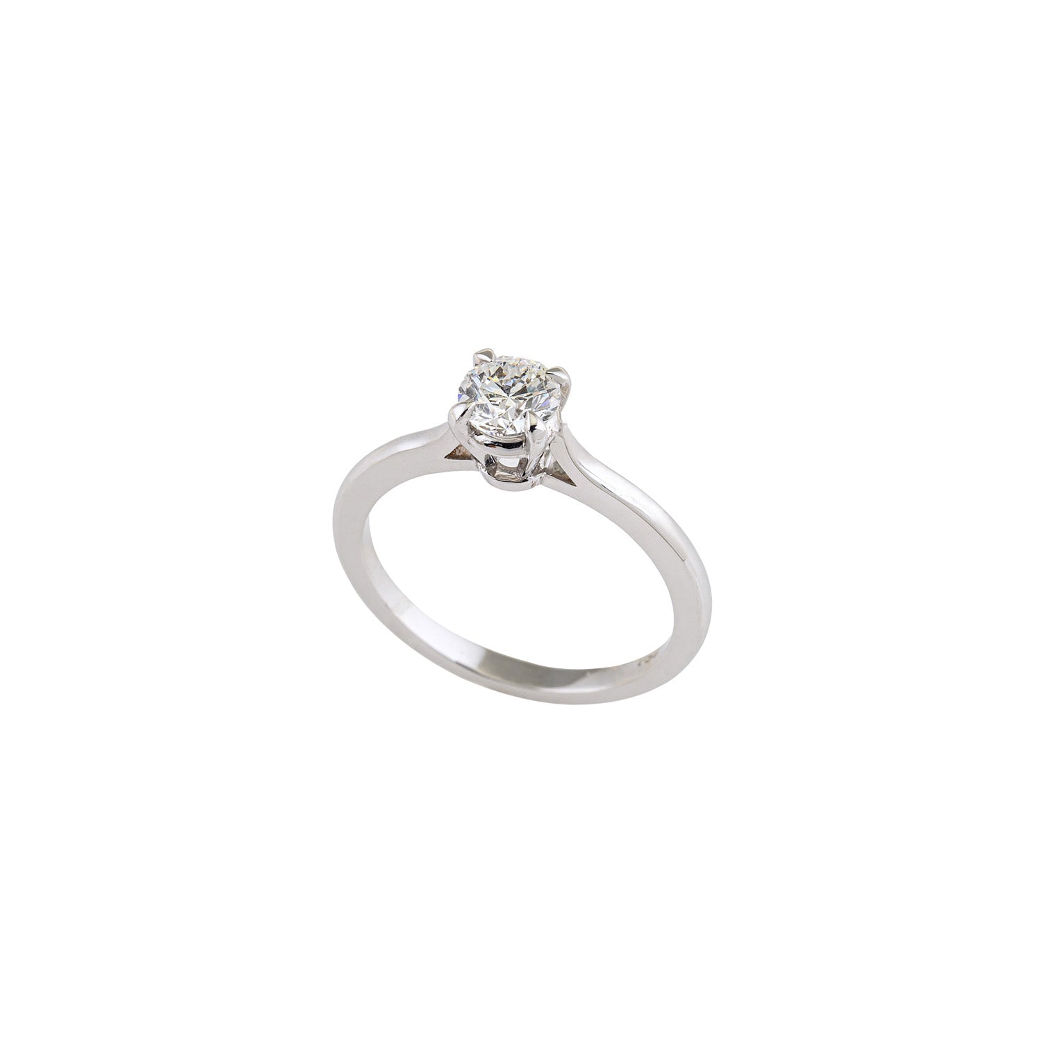 0.50CT,  F, VVS2, Diamond Engagement Ring