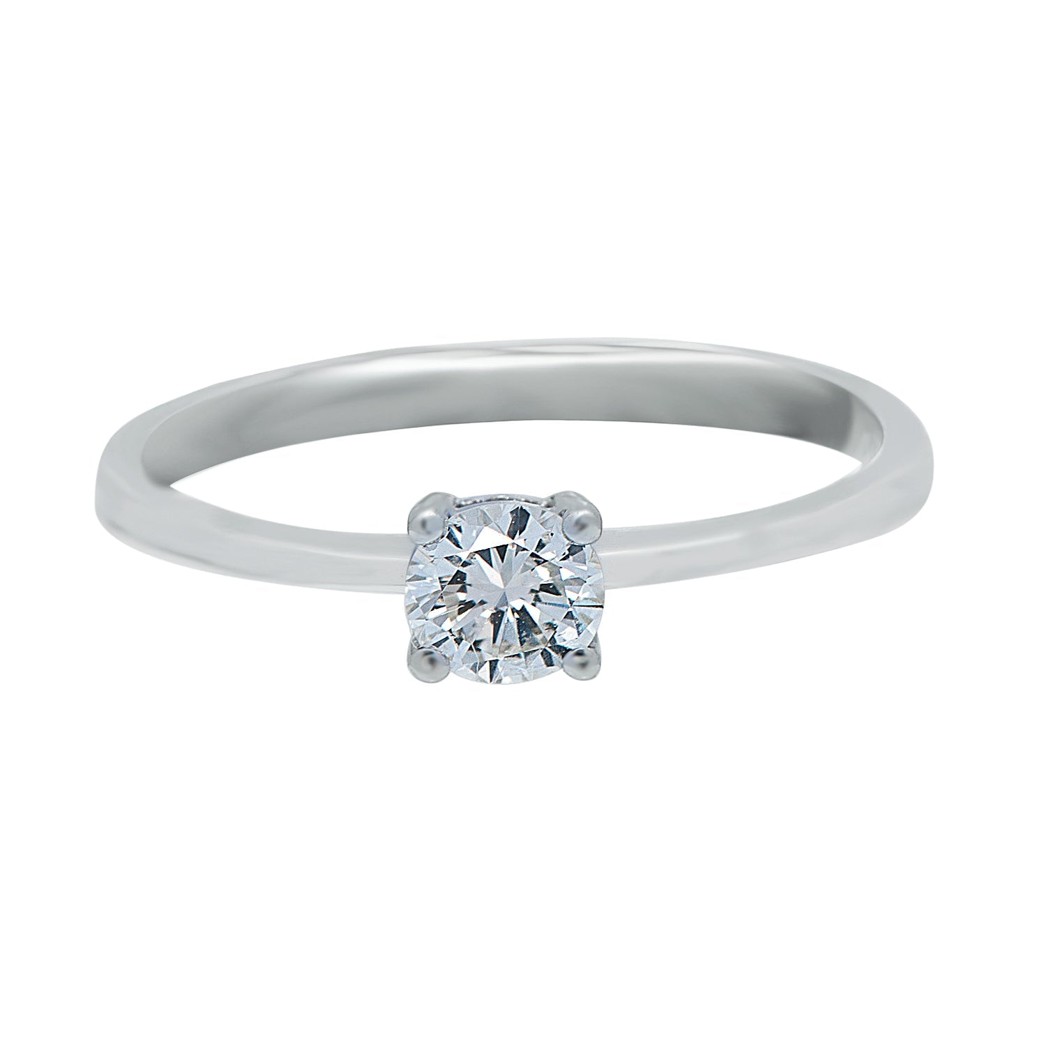 0.30CT, D, VS1 DIAMOND ENGAGEMENT RING
