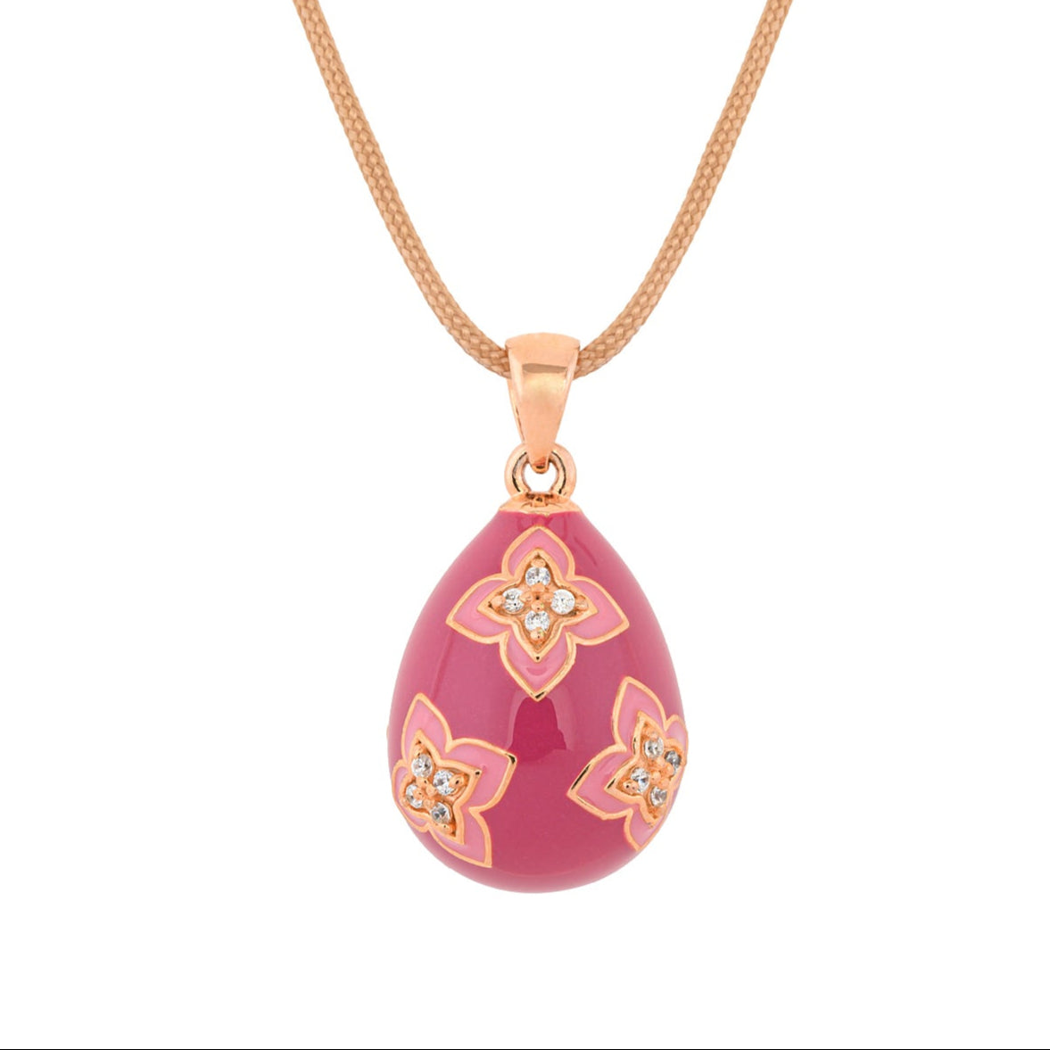 Pink Flower Egg