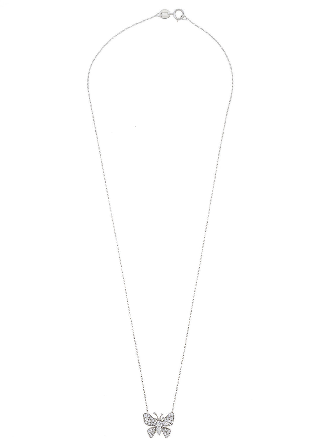 Diamond Butterfly Necklace