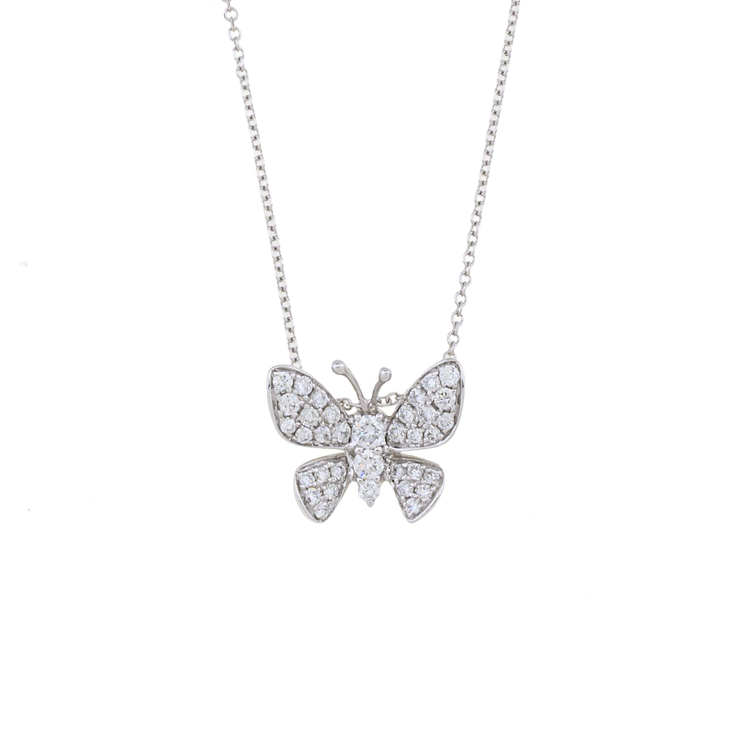 Diamond Butterfly Necklace