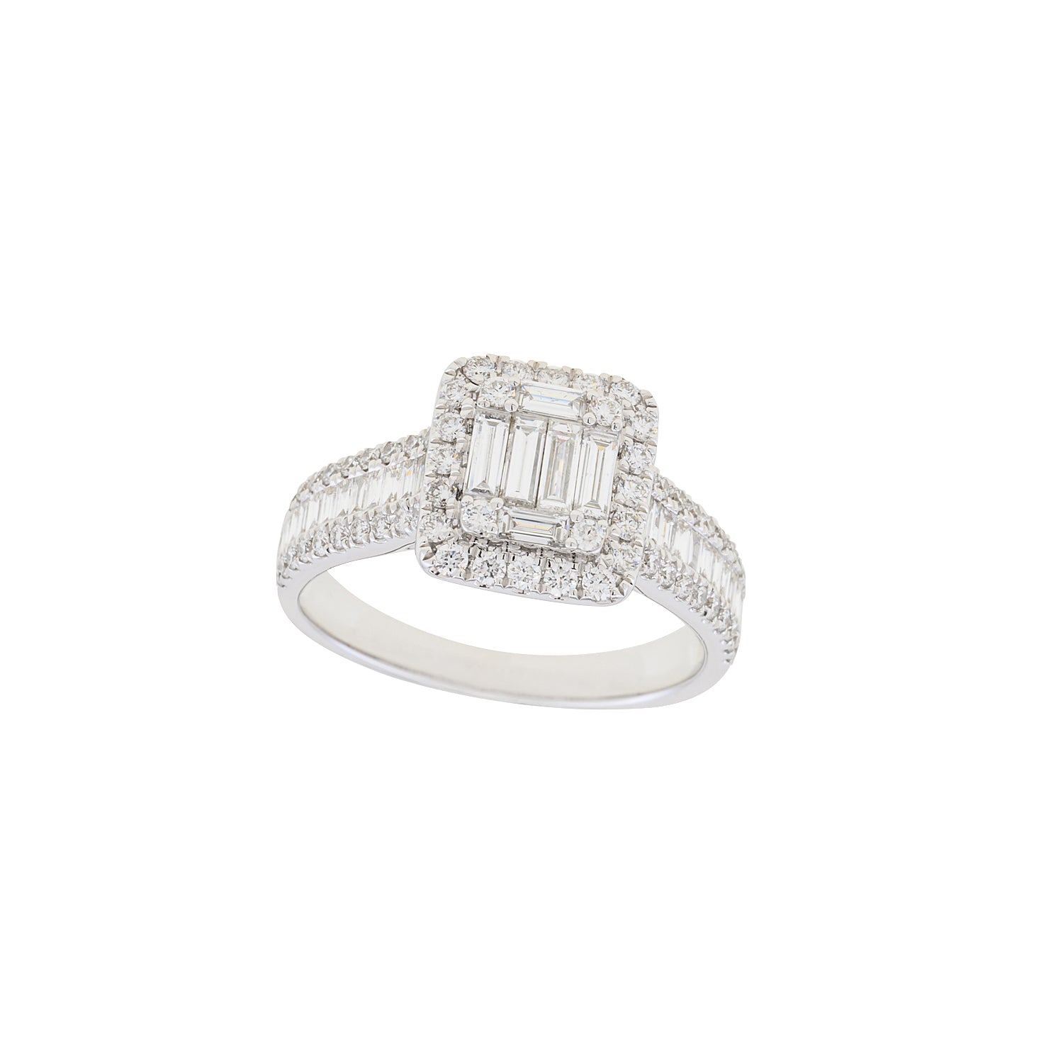 Baguette Promise Diamond Ring