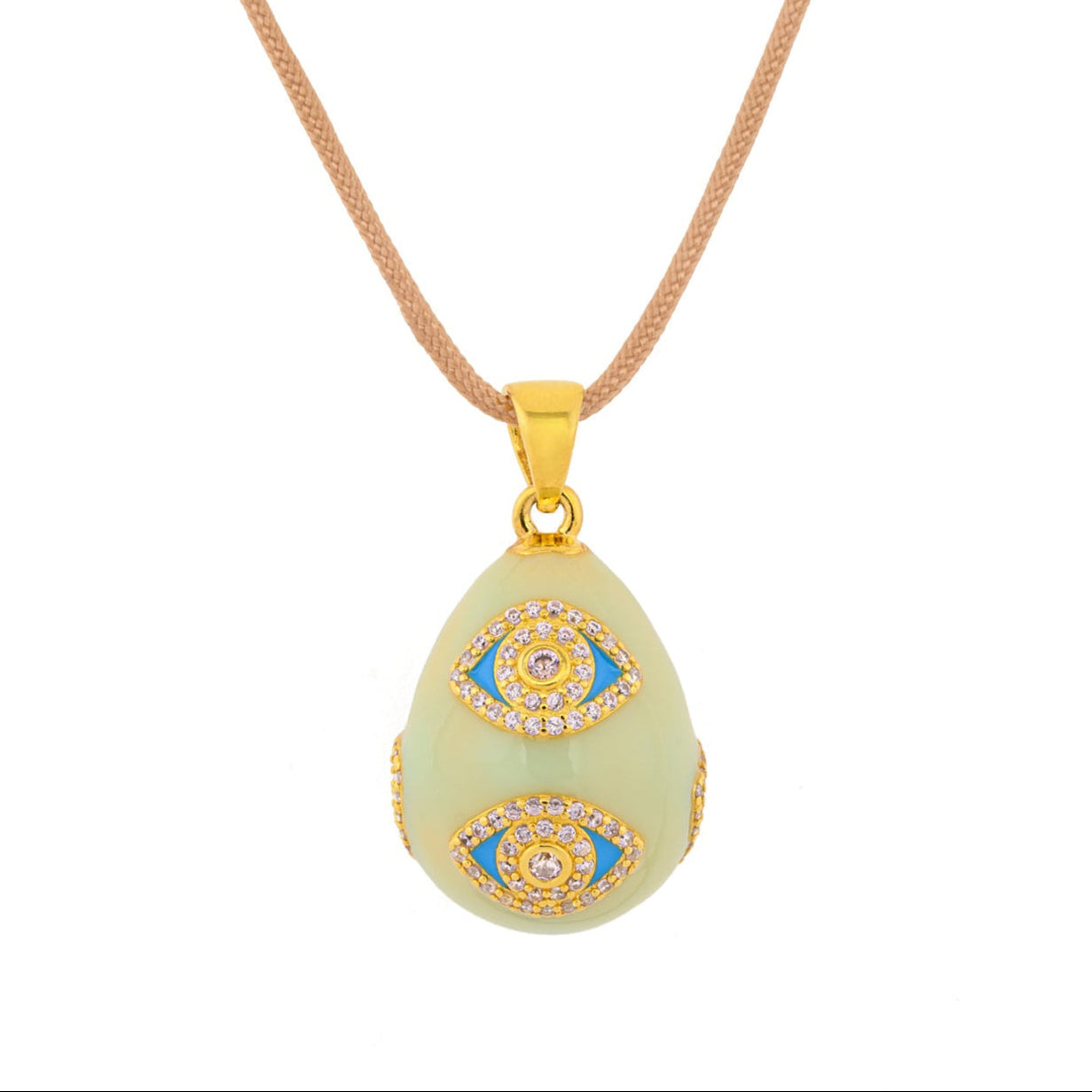 Evil Eye Light Green Egg