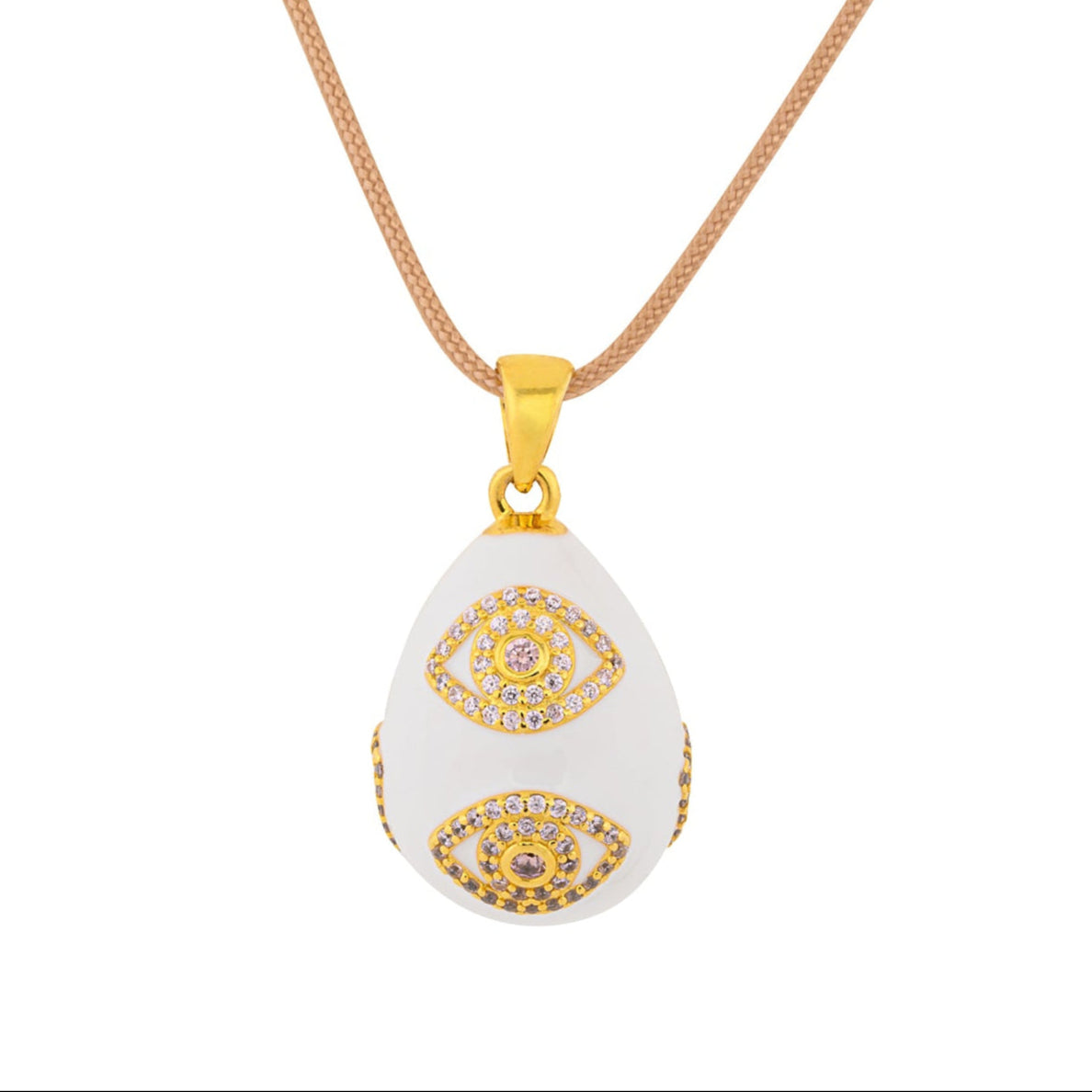 Evil Eye White Egg
