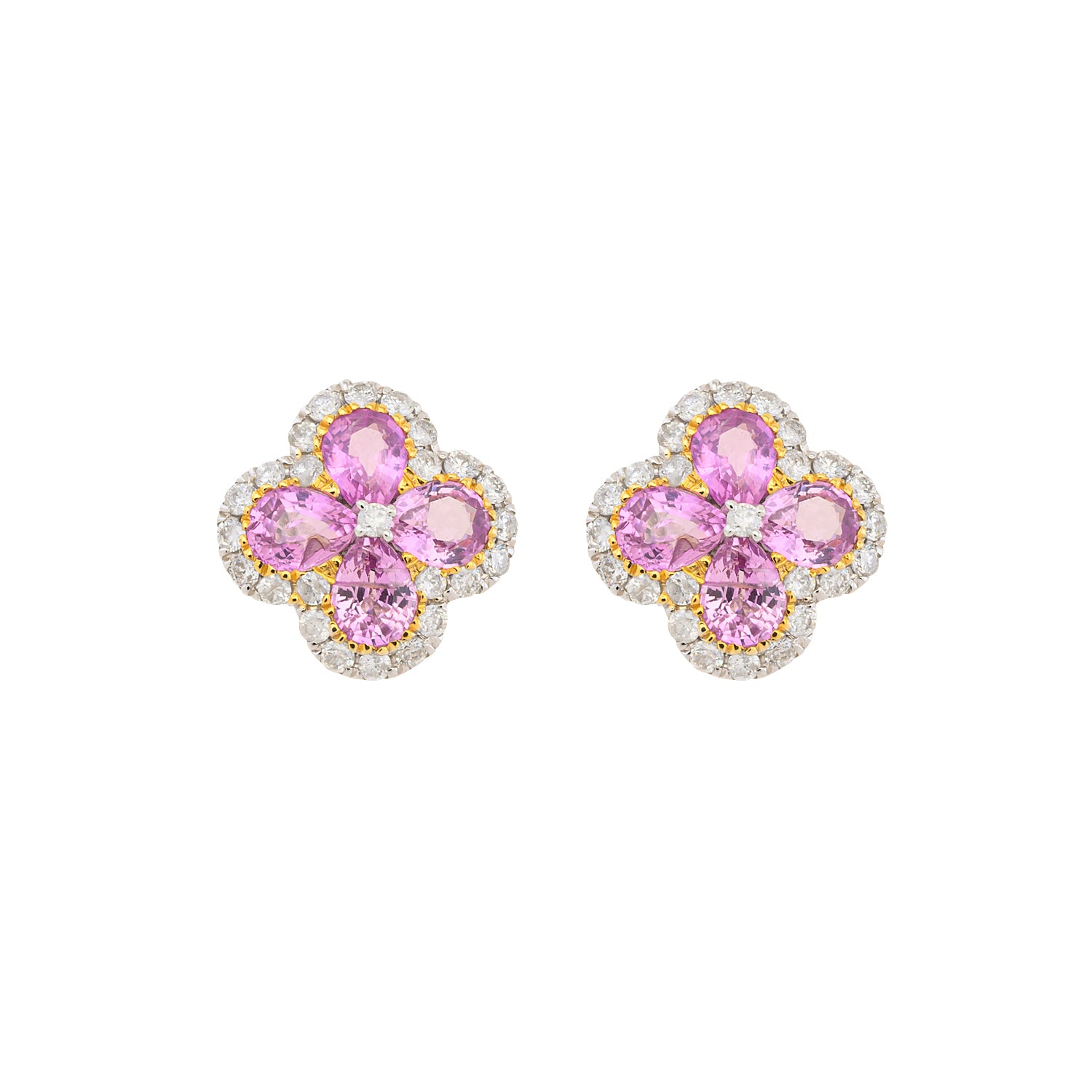 Rosy Fleur Earrings