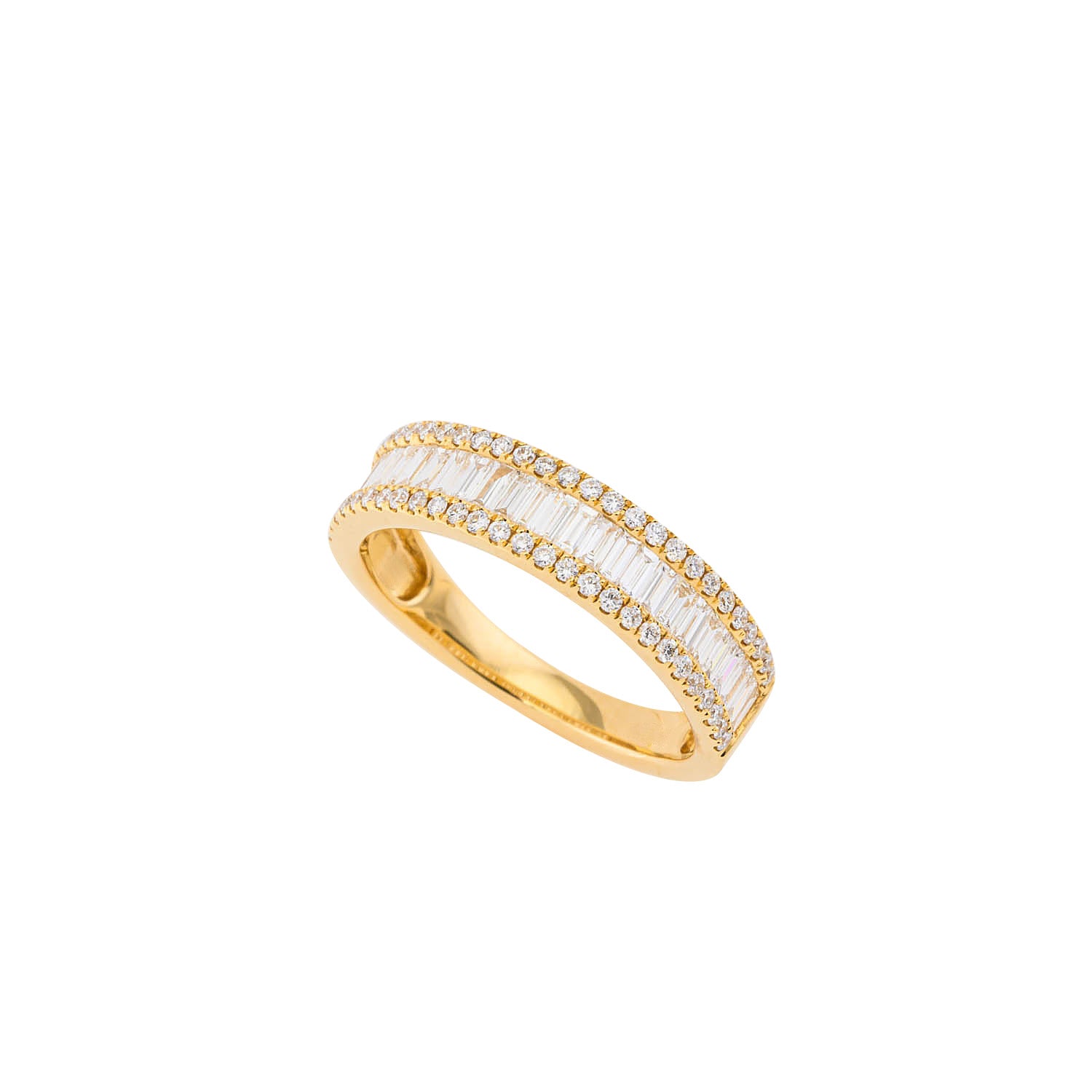 Half Eternity Baguette Diamond Ring