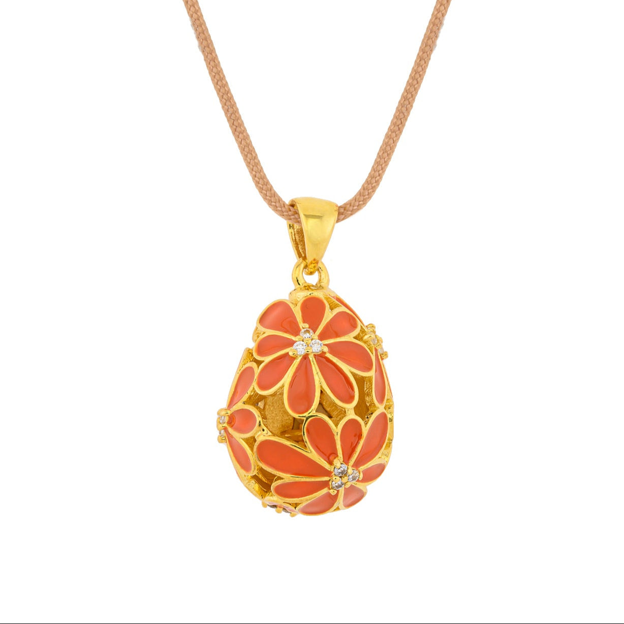 Orange Daisy Egg