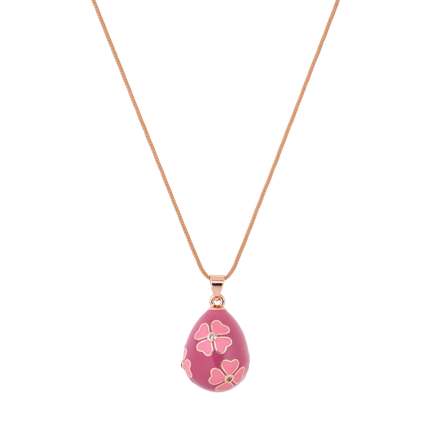 Multi Clover Dark Pink Egg
