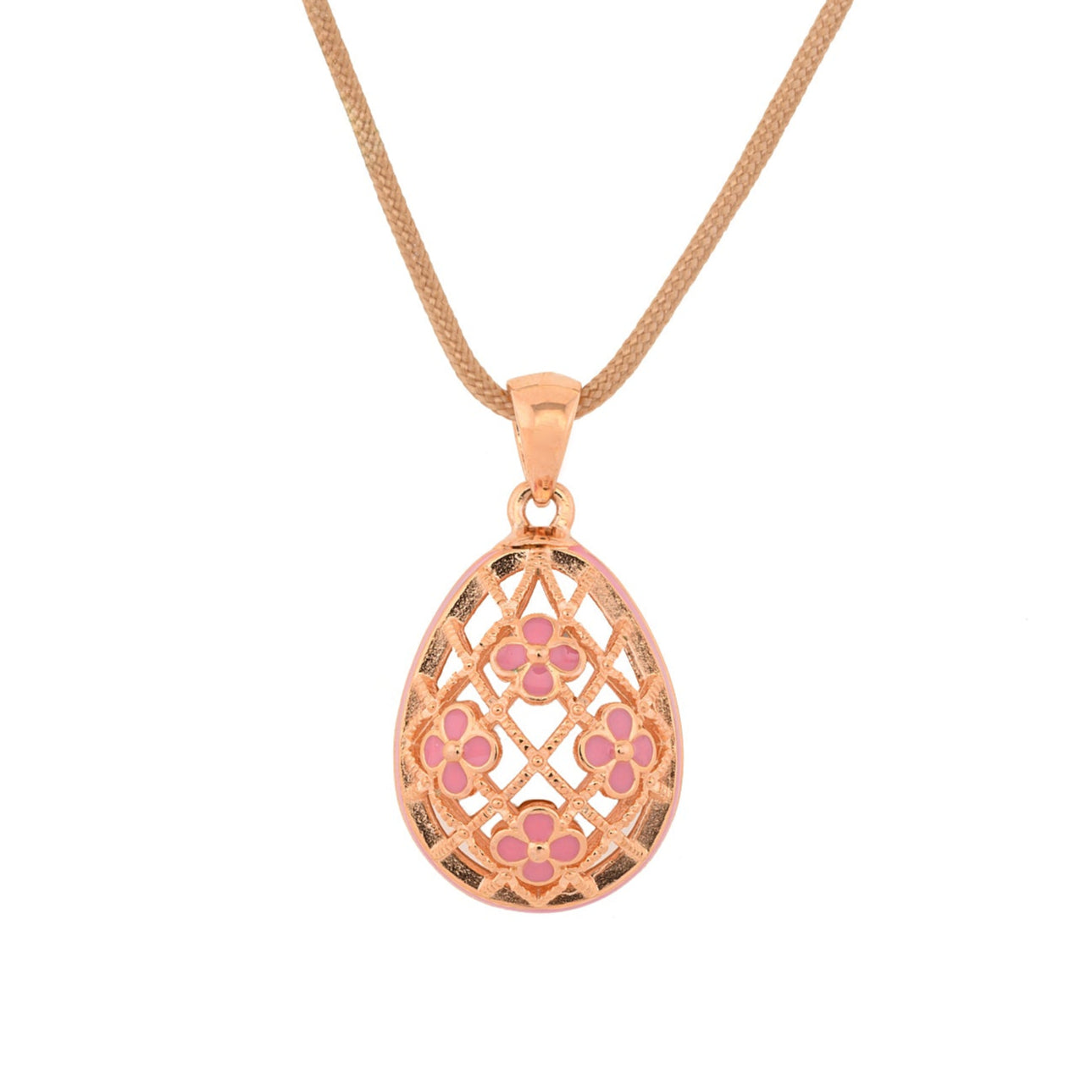Pink Flower Net Egg