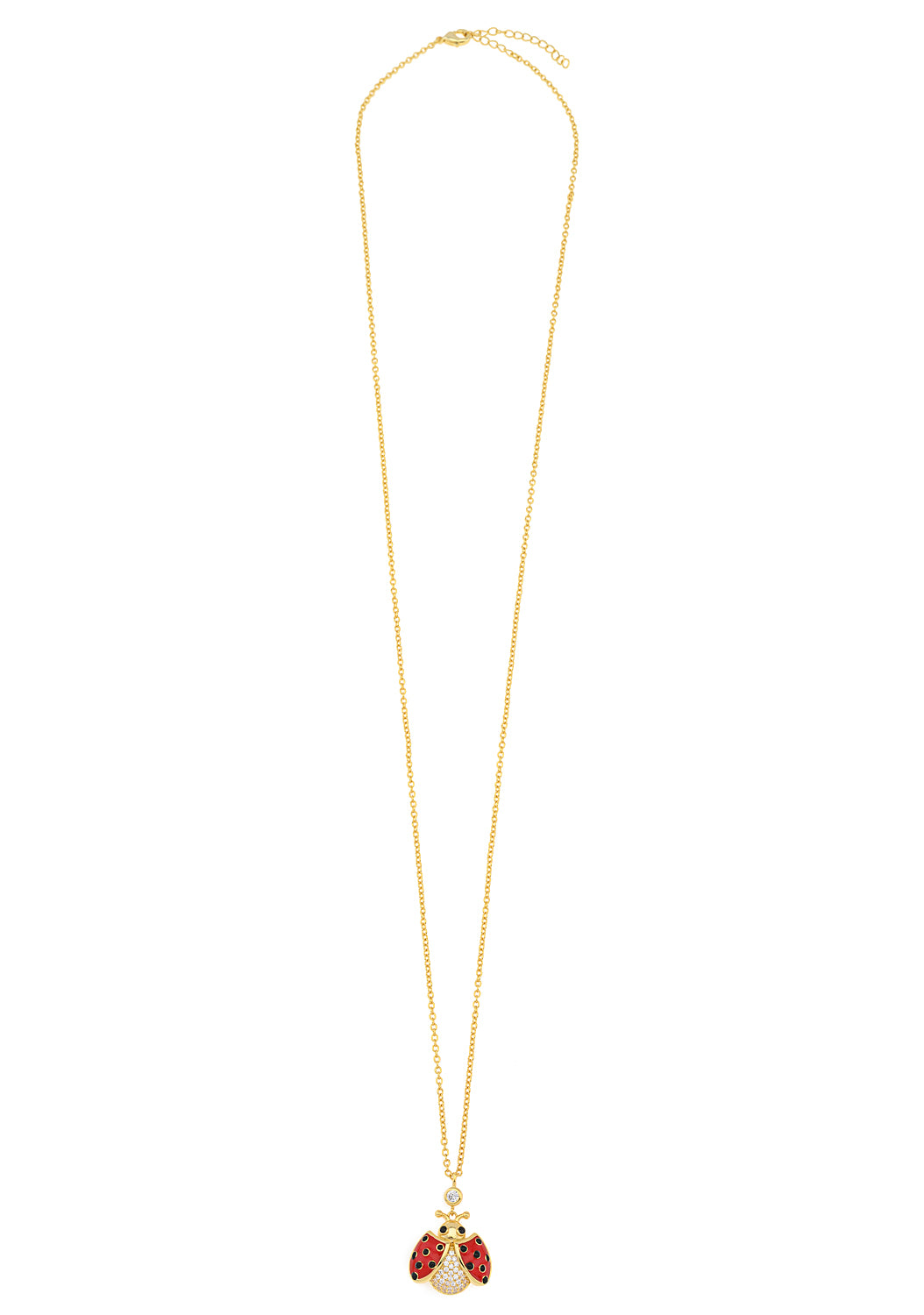 Easter Ladybug Necklace