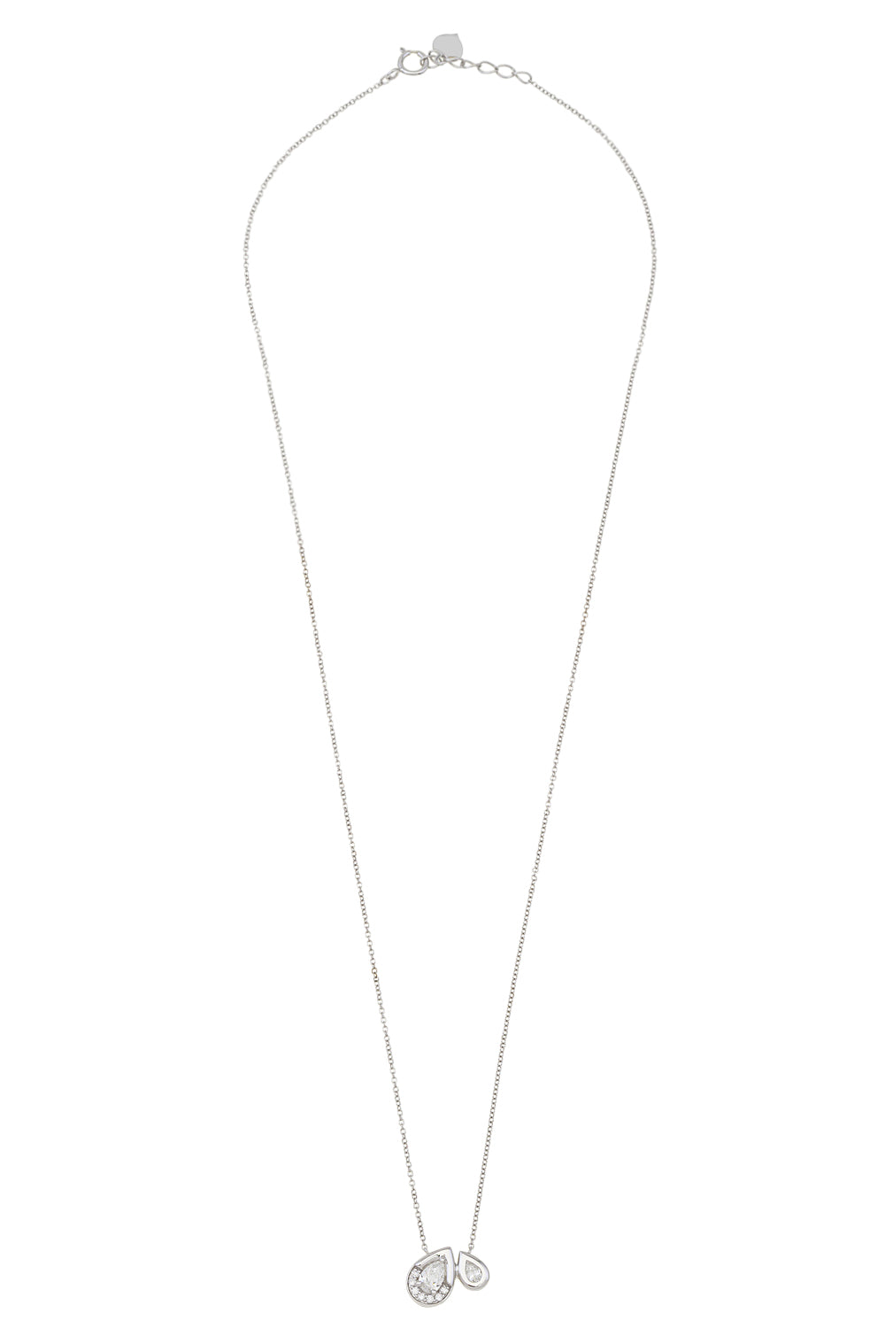 Two Diamond Drops necklace