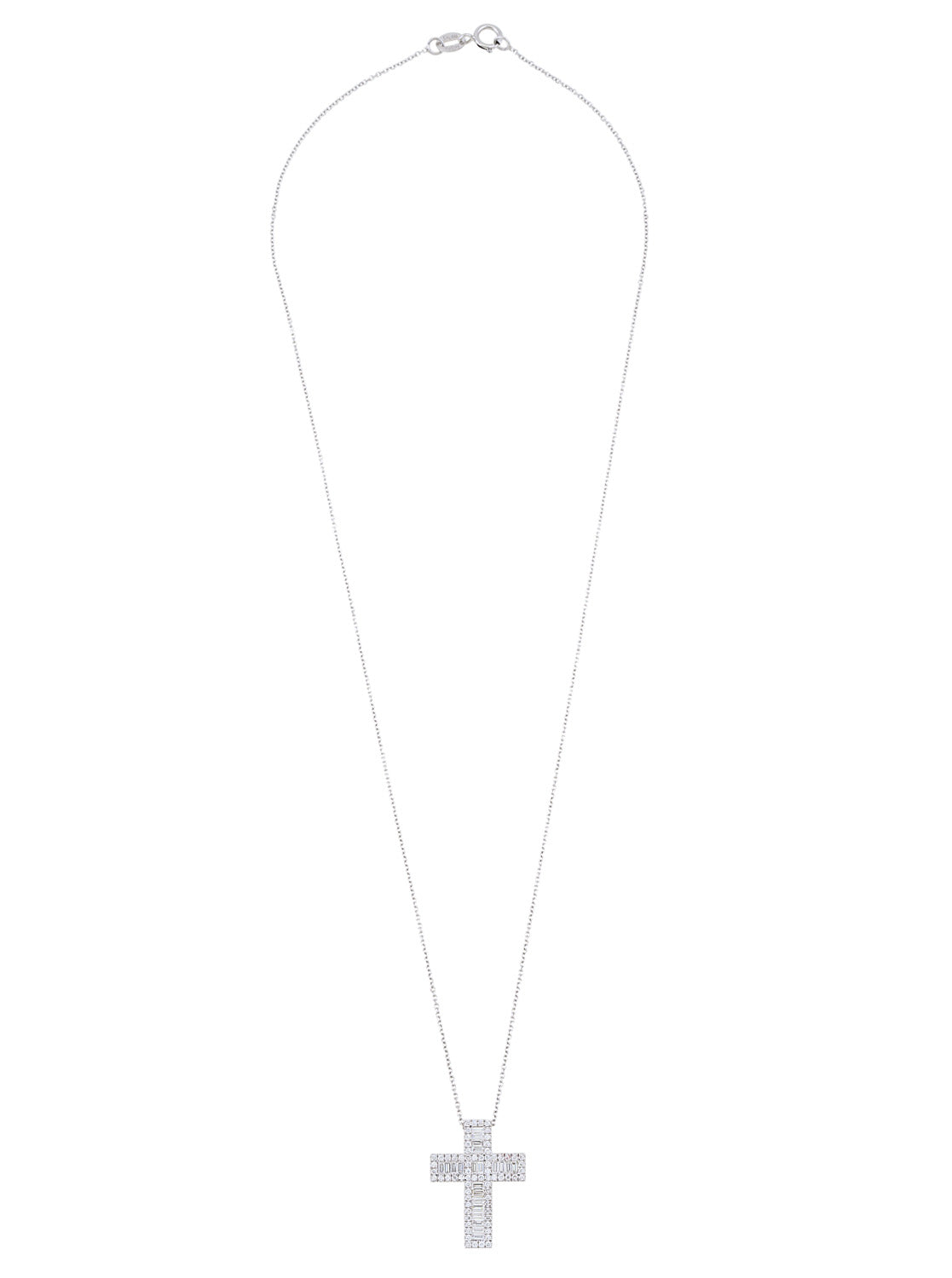 Baguette Diamond Cross