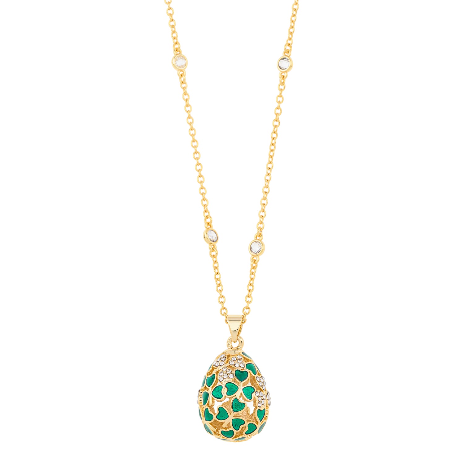 Green Clover Necklace