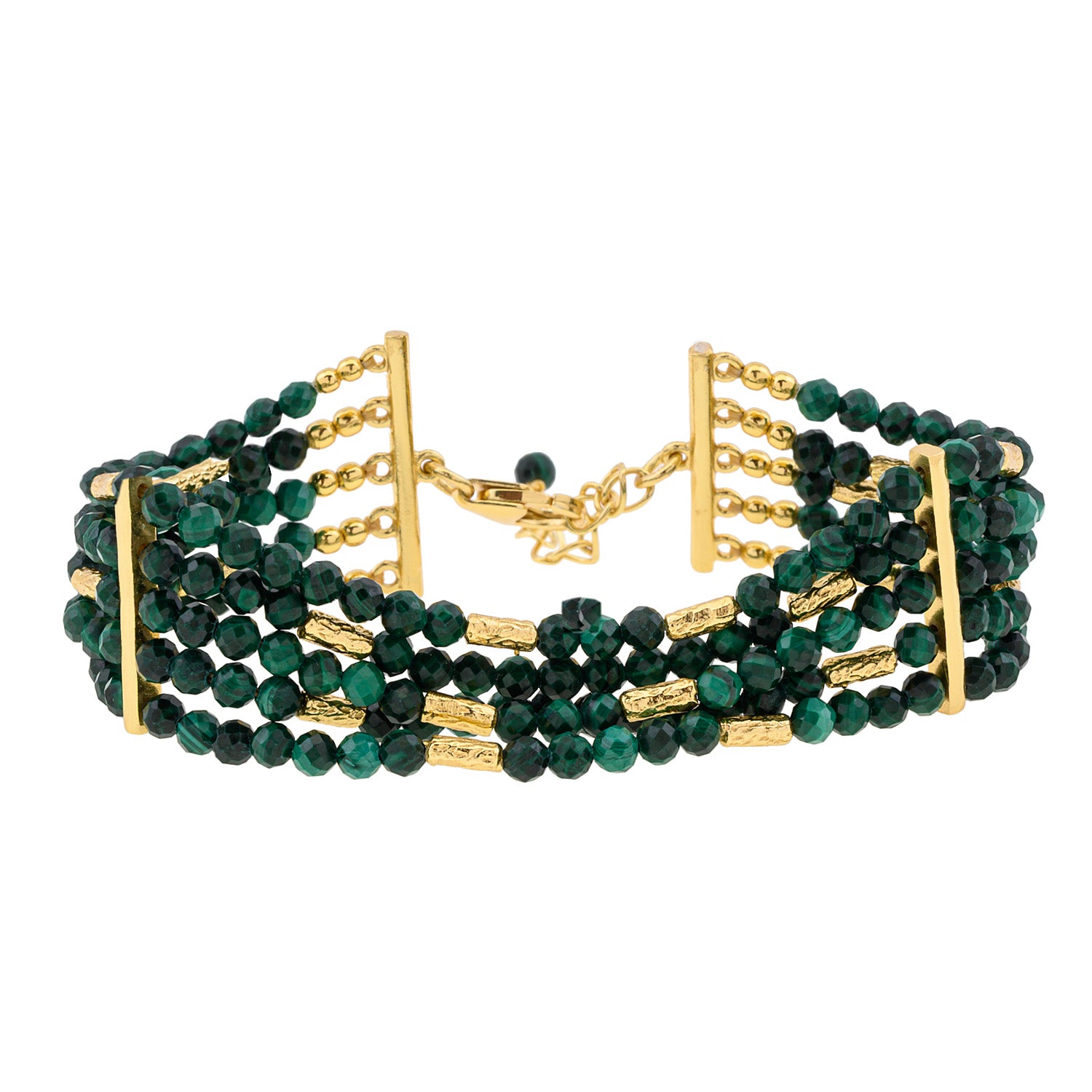 Multi strand silver bracelet