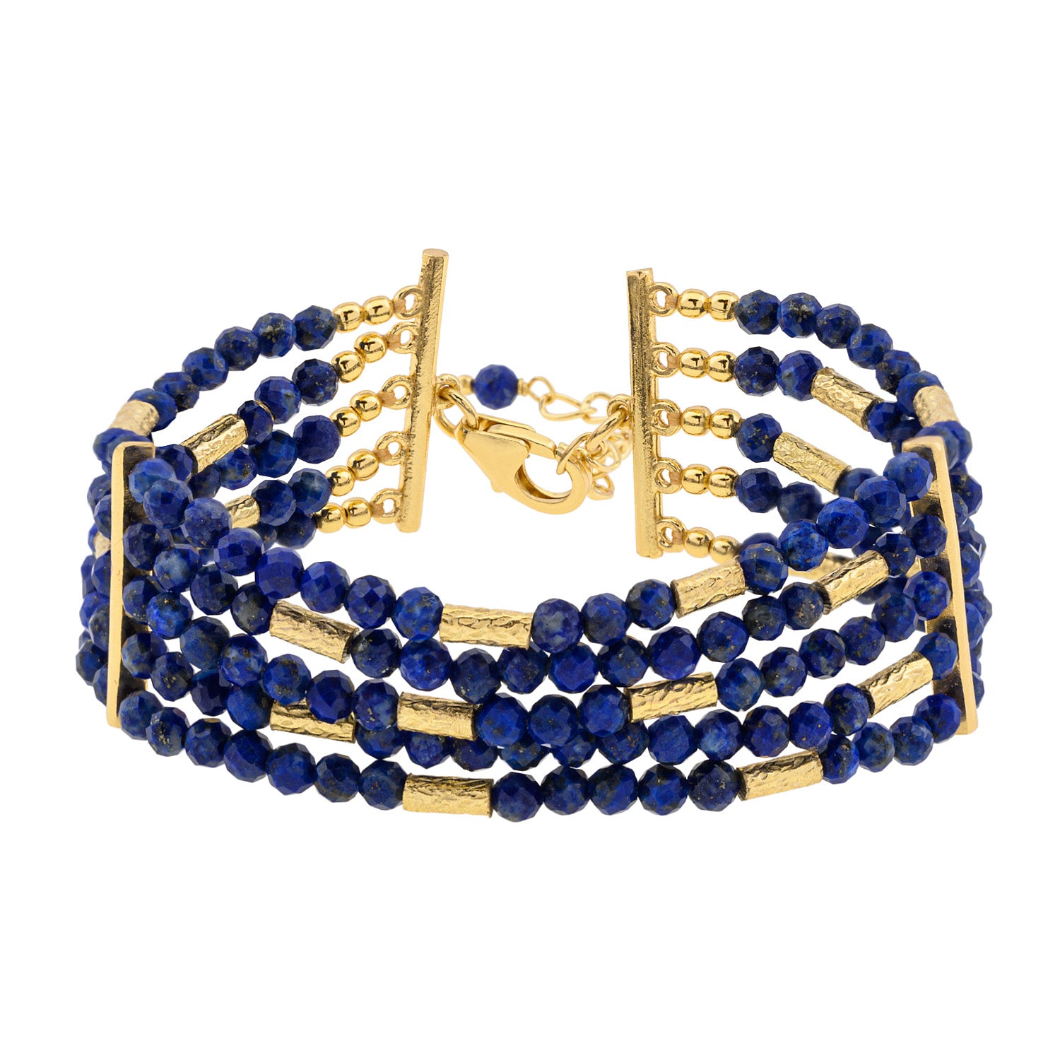 Multi strand silver bracelet