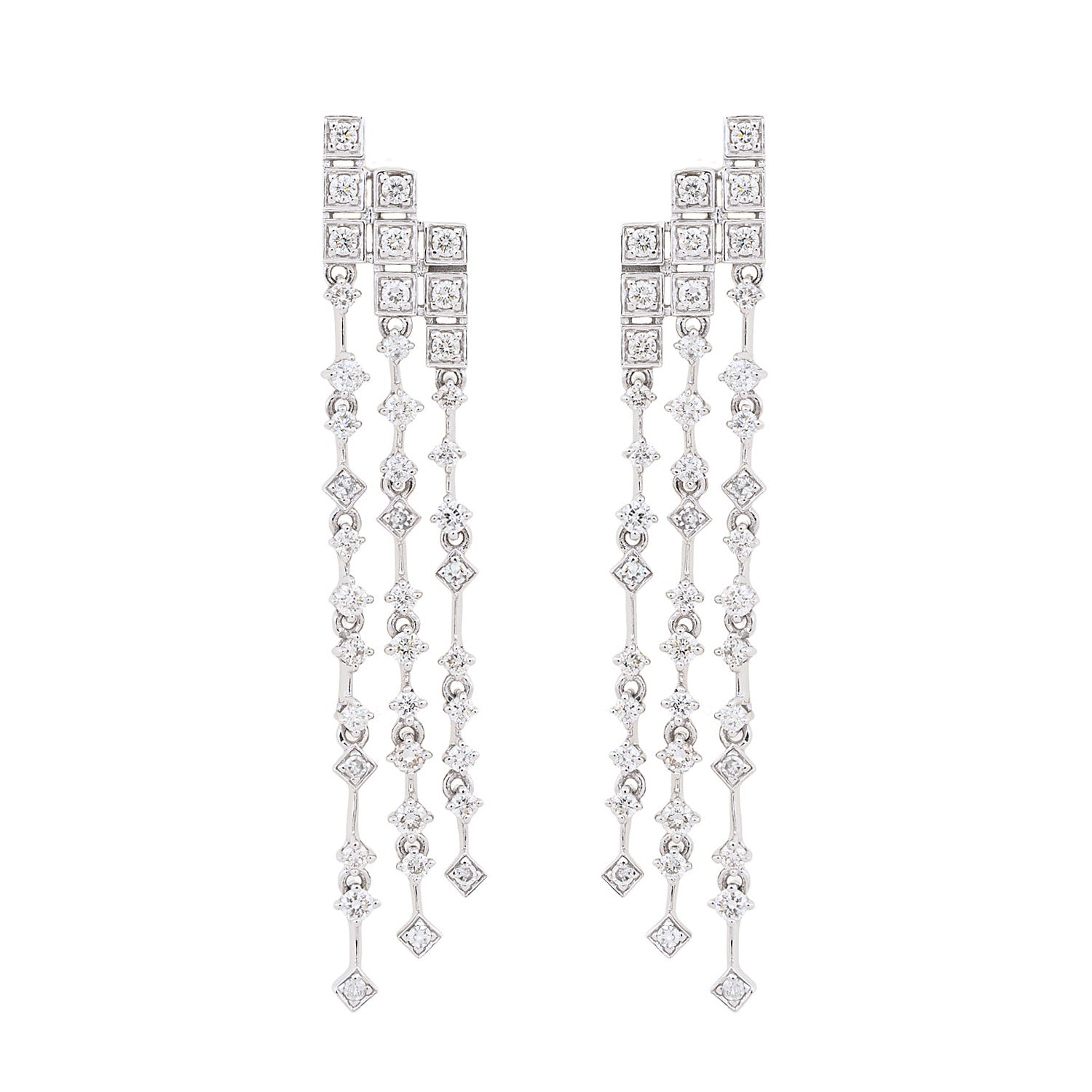Raindrop Diamond Earrings
