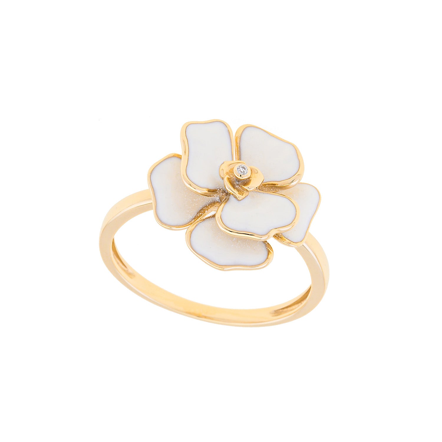 Pure Petal Elegance Ring