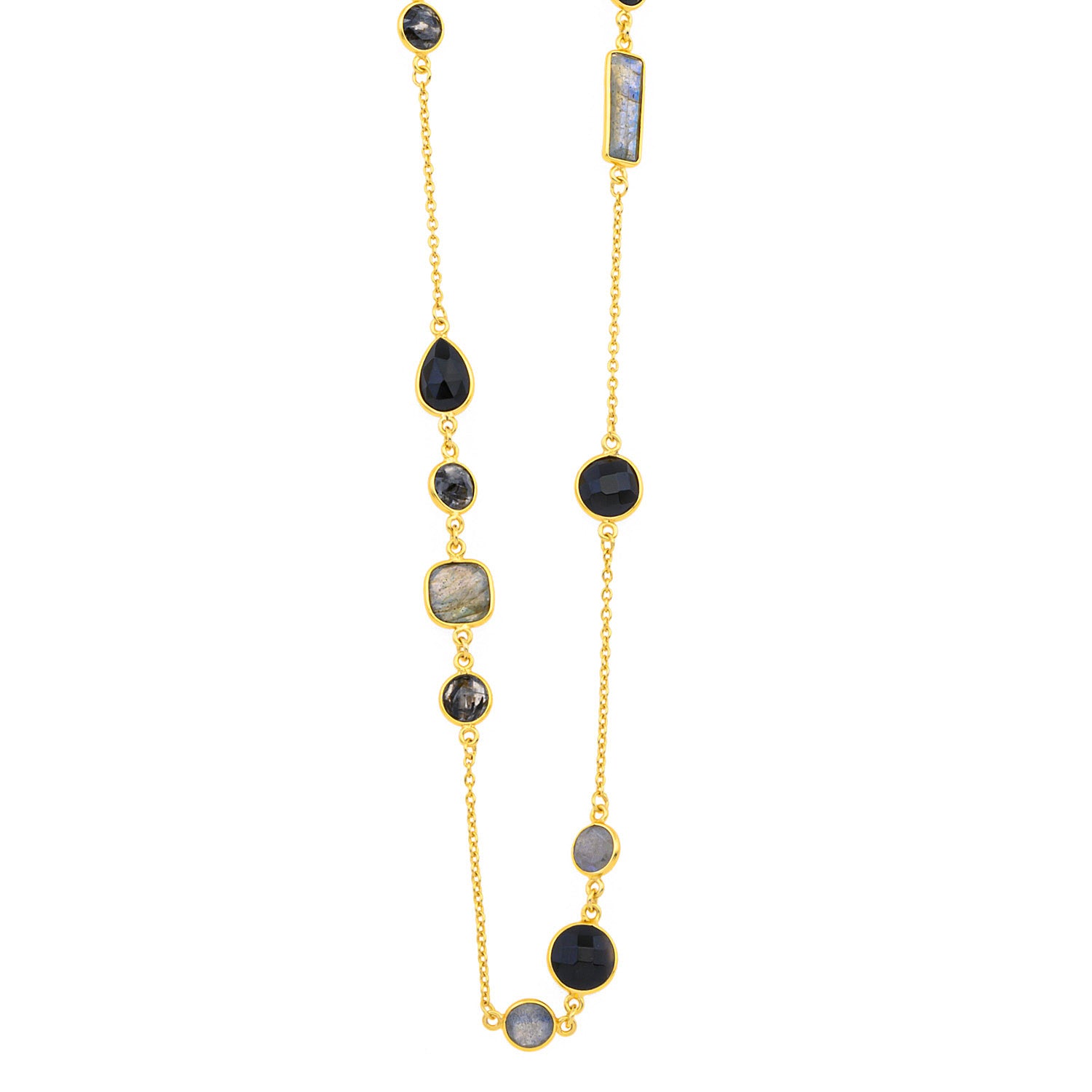 Noir Power Silver Necklace