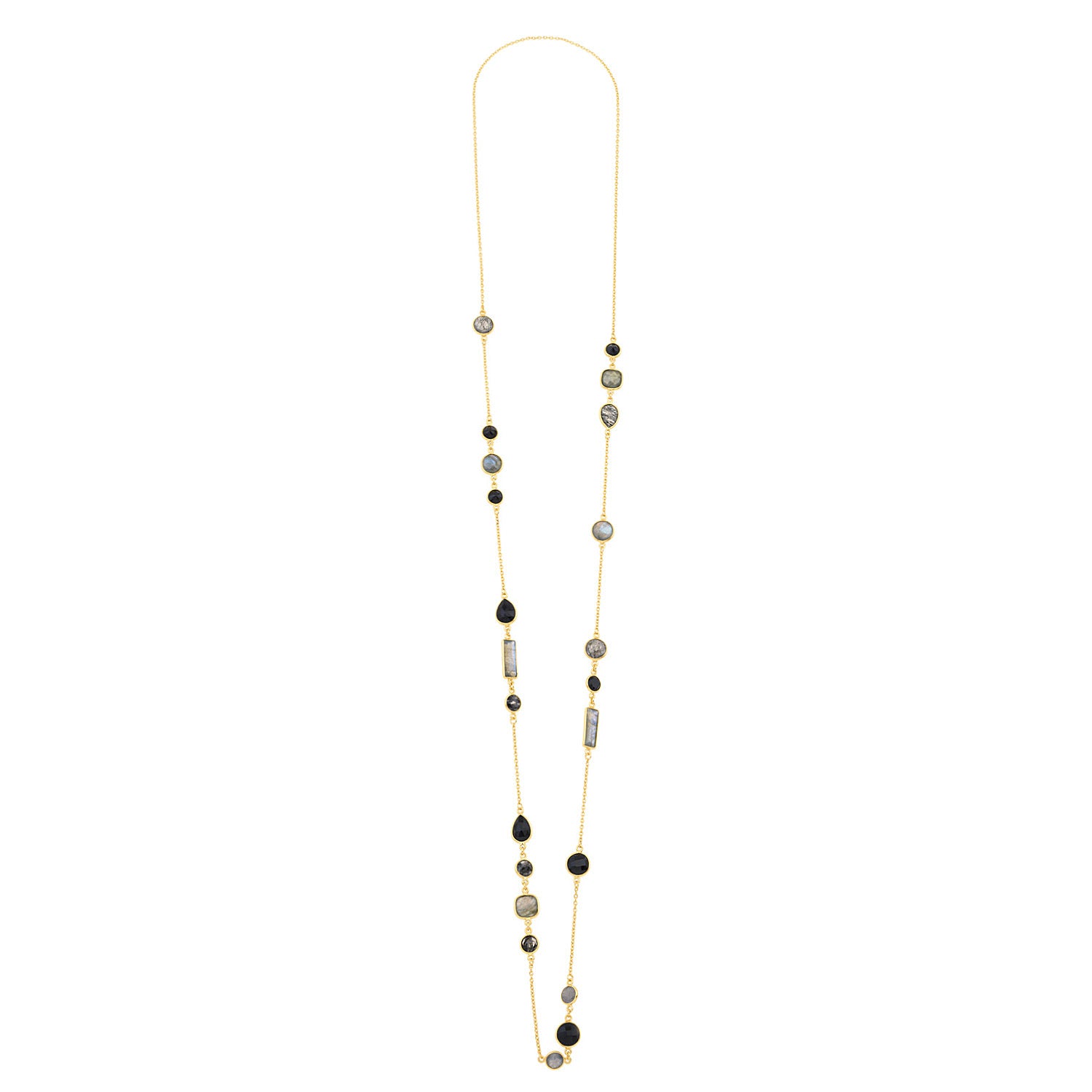 Noir Power Silver Necklace