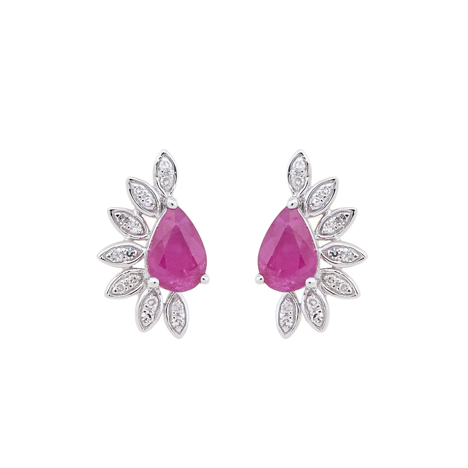 Ruby & Diamond Majesty Earrings