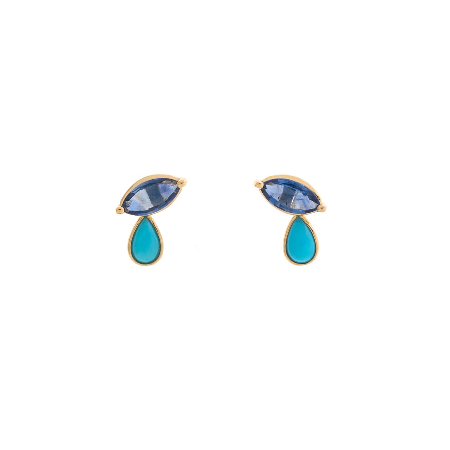 Sapphire Earring. Earrings. 18K gold earring. White Gold, yellow gold, rose gold. Perfect Gift. Earring gift. Fine jewelry. Anatol. Kifissia. Golden Hall. Σκουλαρίκι χρυσό. Σκουλαρίκι  με ζαφείρια. Σκουλαρίκι τρυπητό. Σκουλαρίκι με ζαφείρι. Σκουλαρίκι με διαμάντια. Athens. Κηφισιά. Σκουλαρίκι με μπριγιάν. 