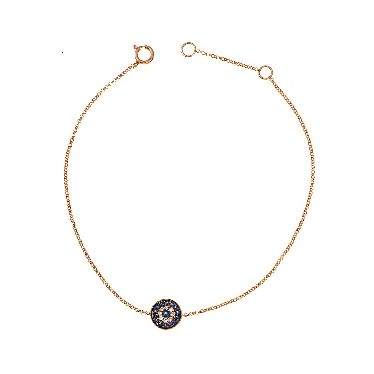 Diamond bracelet. Gold Bracelet. 18k gold bracelet. 14k gold bracelet. Rose Gold Bracelet. Yellow gold bracelet. White Gold Bracelet. Bracelets. Gift Bracelet. Perfect bracelet for present. Precious stone bracelet. Chain Bracelet. Bangle Bracelet. Anatol jewelry. Fine Jewelry. Evil Eye Bracelet. Evil Eye.