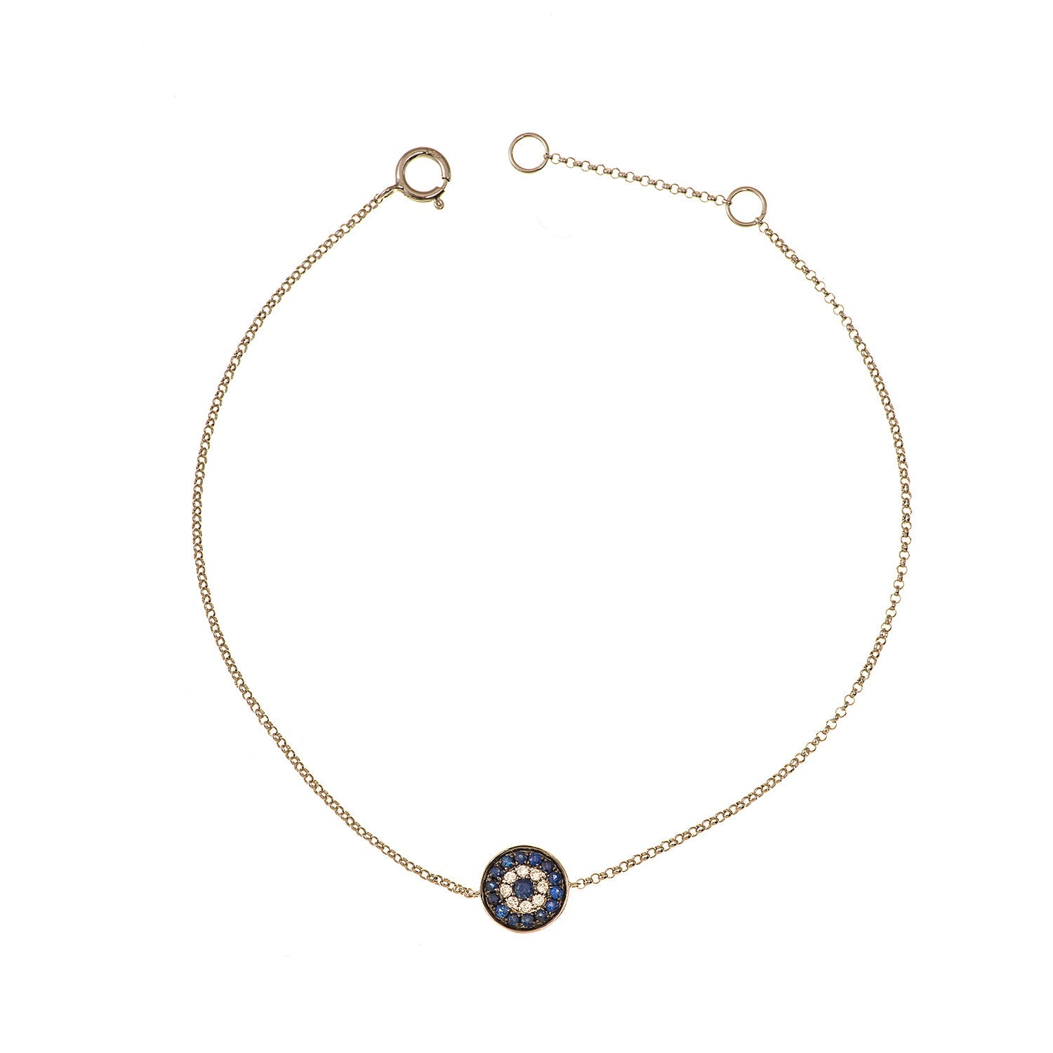 Diamond bracelet. Gold Bracelet. 18k gold bracelet. 14k gold bracelet. Rose Gold Bracelet. Yellow gold bracelet. White Gold Bracelet. Bracelets. Gift Bracelet. Perfect bracelet for present. Precious stone bracelet. Chain Bracelet. Bangle Bracelet. Anatol jewelry. Fine Jewelry. Evil Eye Bracelet. Evil Eye.