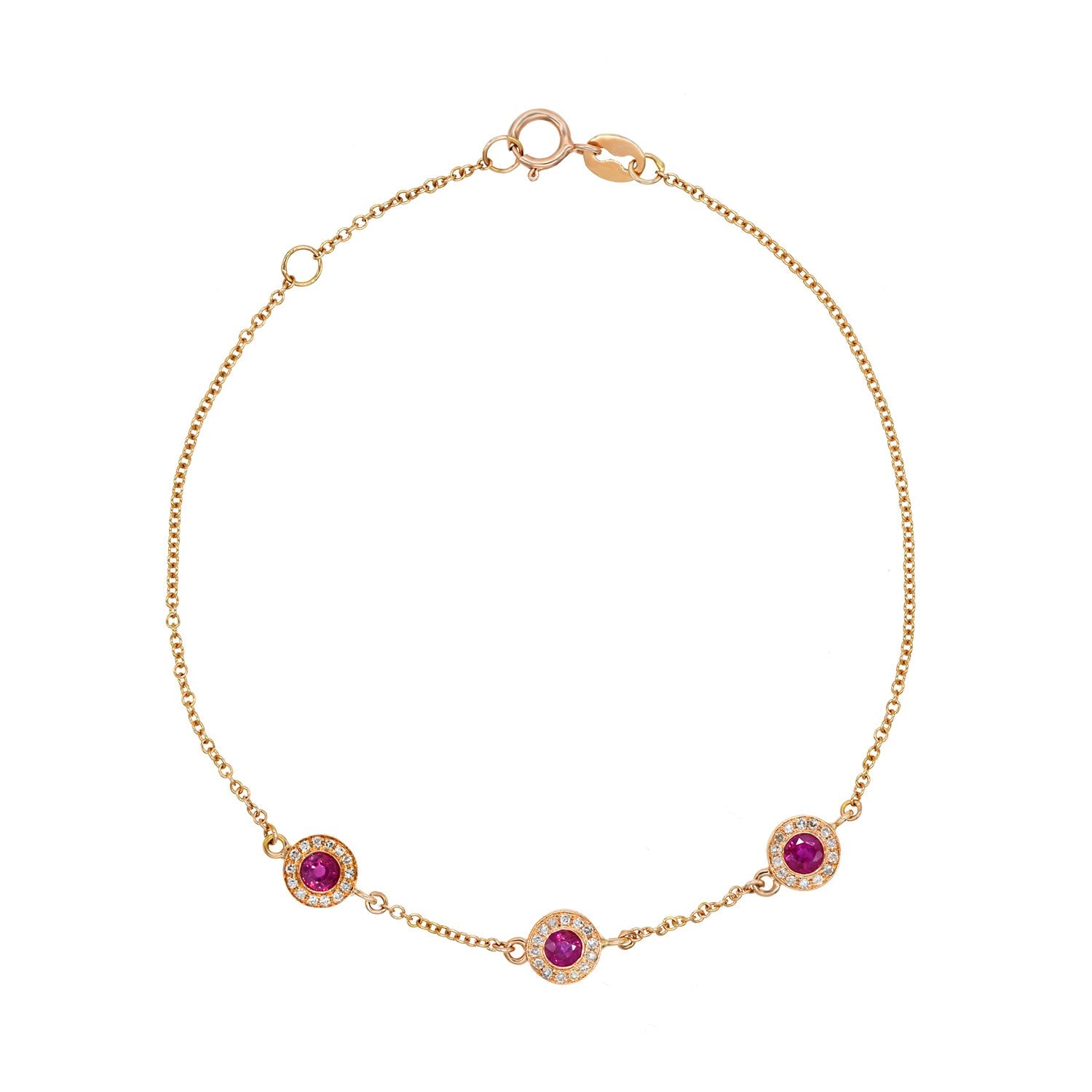 Diamond and Ruby Bracelet