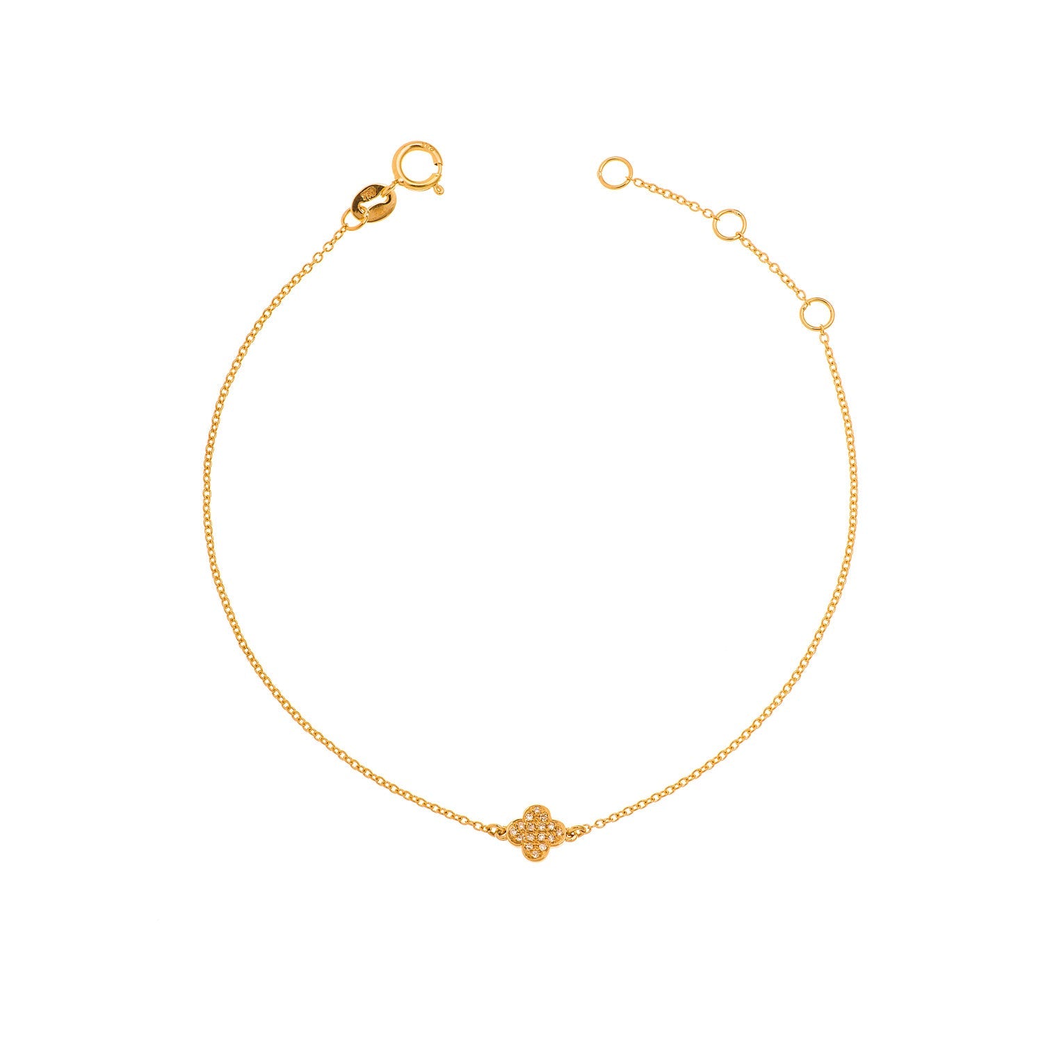 Mini 4 Leaf Clover Bracelet - Anatol Jewelry