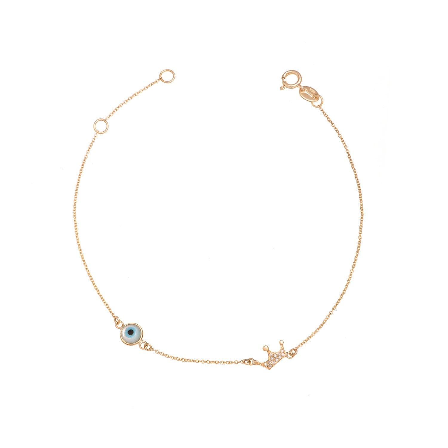 Diamond Crown Bracelet