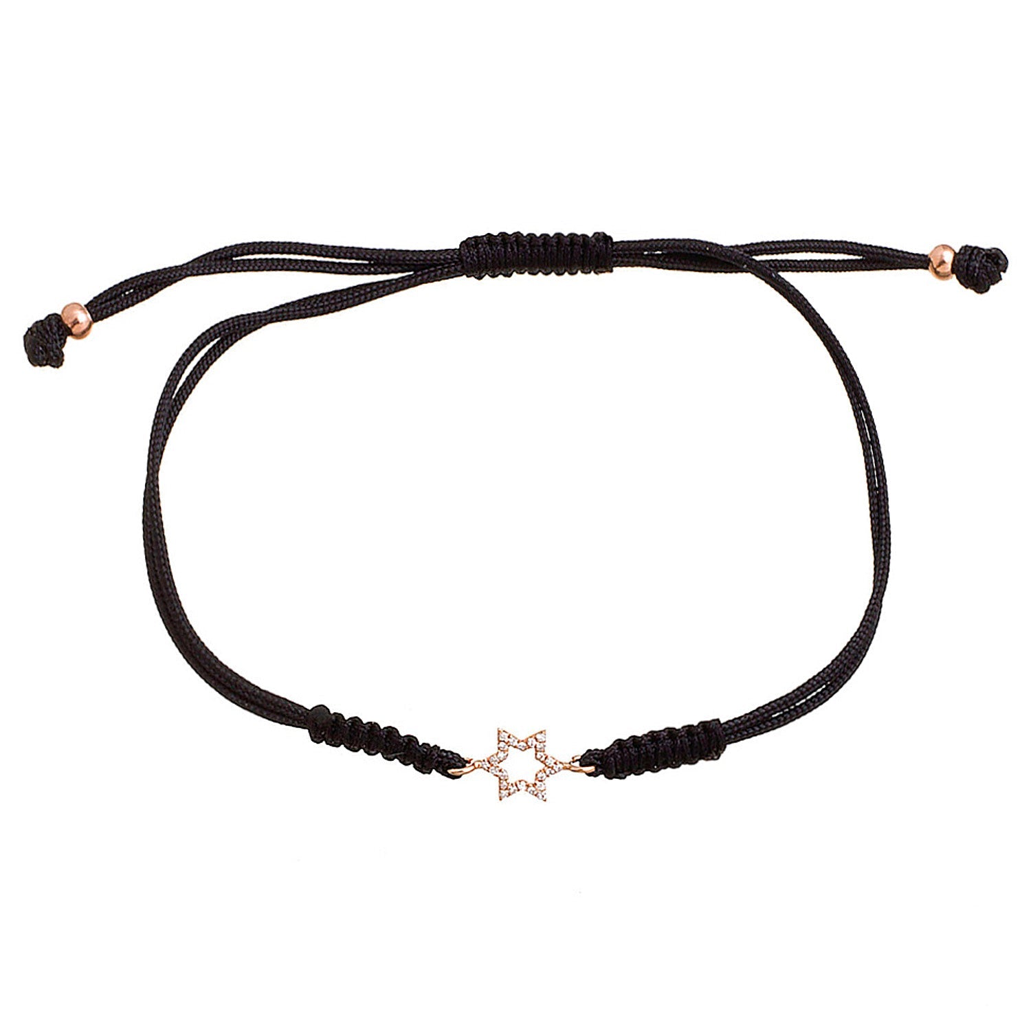 Diamond Star Cord Bracelet