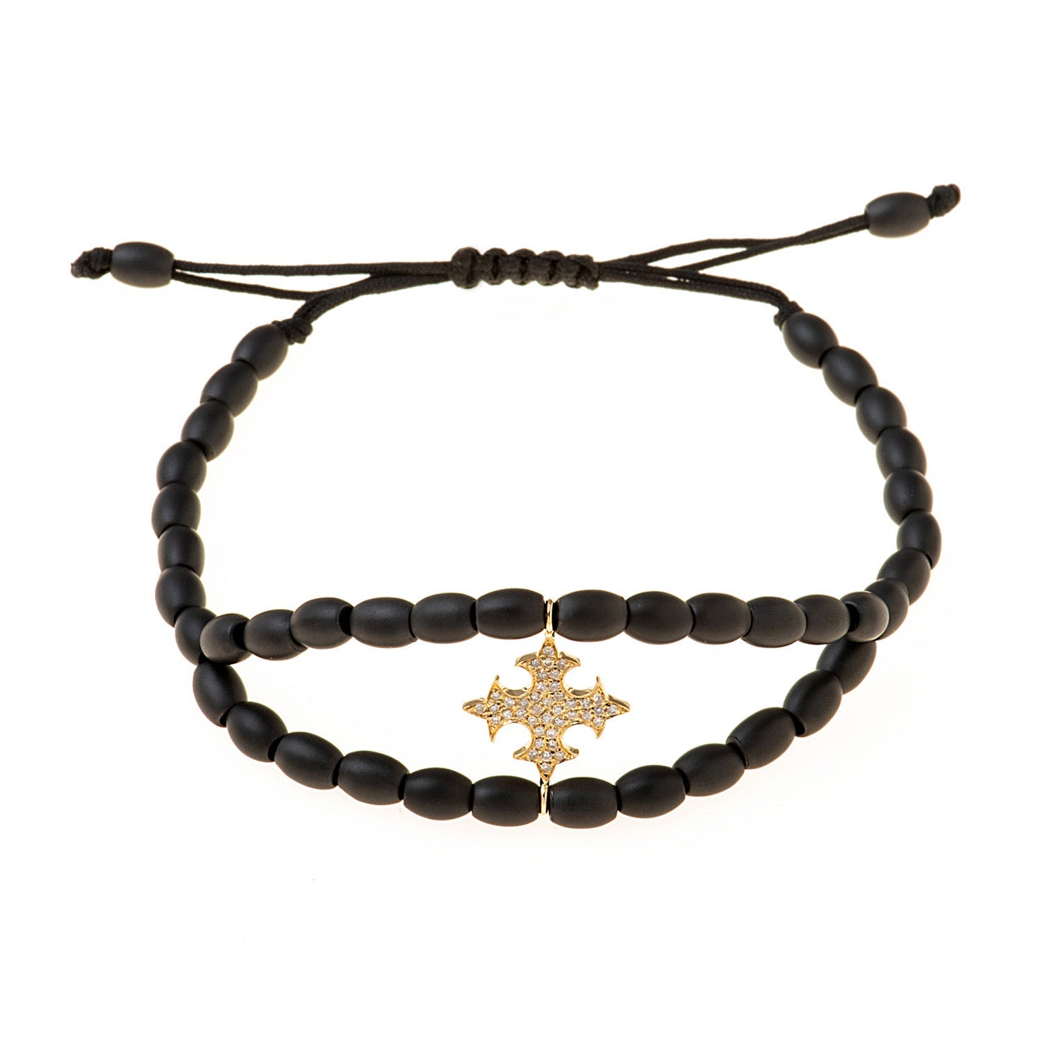 Crorss bracelet. Diamond Cross bracelet. Beaded bracelet. Fine jewelry. Anatol jewelry. Golden Hall. Kifissia. Ceramic Bracelet. Cross bracelet for gift. Perfect bracelet for gift. Βραχιόλι χρυσό. Βραχιόλι με διαμάντια. Βραχιόλι αστέρι. Βραχιόλι για δώρο. Κεραμικό Βραχιόλι. Σταυρός διαμαντένιος. Χρυσός σταυρός.