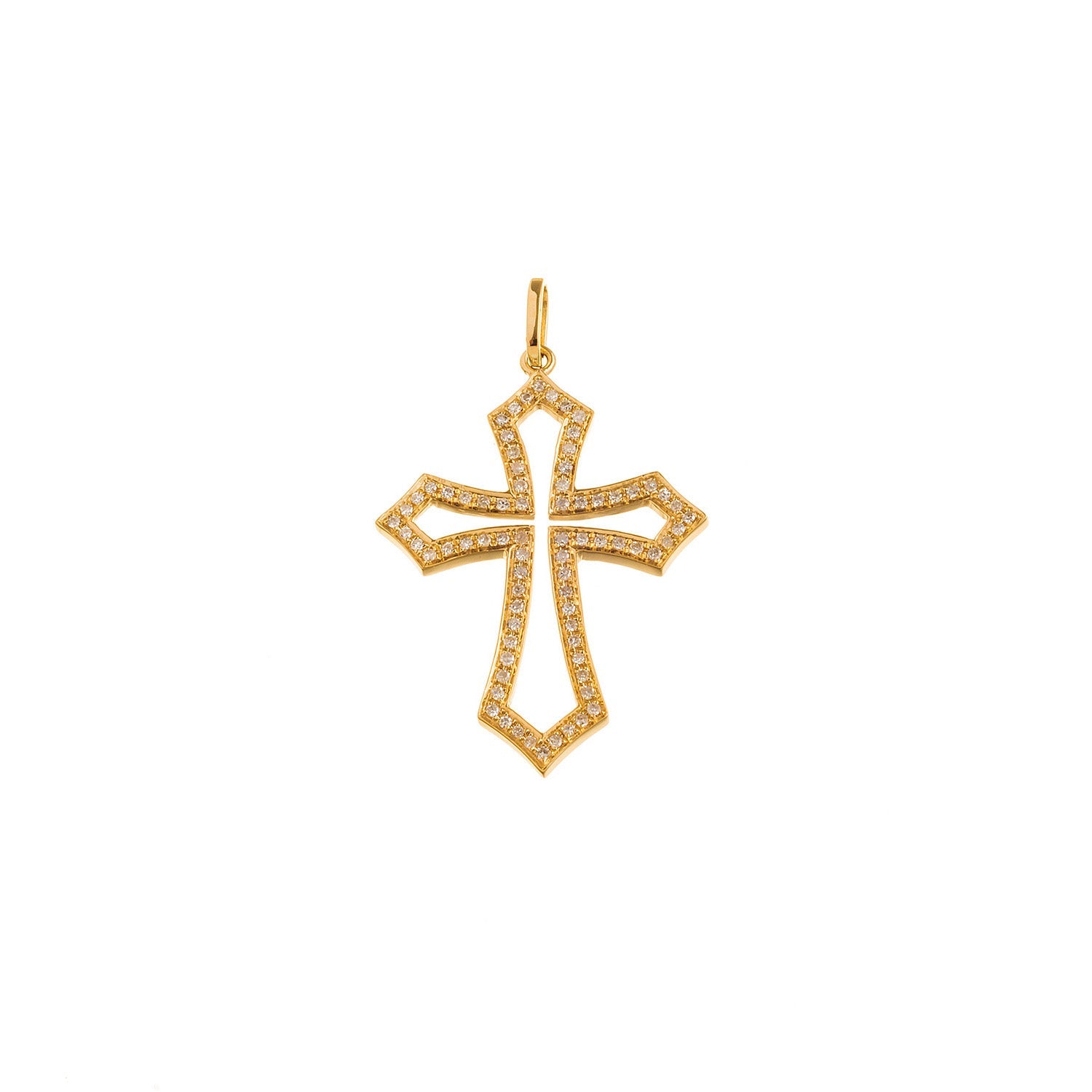 Diamond Cross. Gold and diamond cross. Cross for christening. Cross for baptism. Fine jewellery. Anatol jewellery. Χρυσά κοσμήματα. Κοσμήματα Κηφισιά. Σταυρός χρυσός. Σταυρός με διαμάντια. Βαφτιστικός σταυρός. Σταυρός για βάφτιση.  Σταυρός με μπριγιάν. 