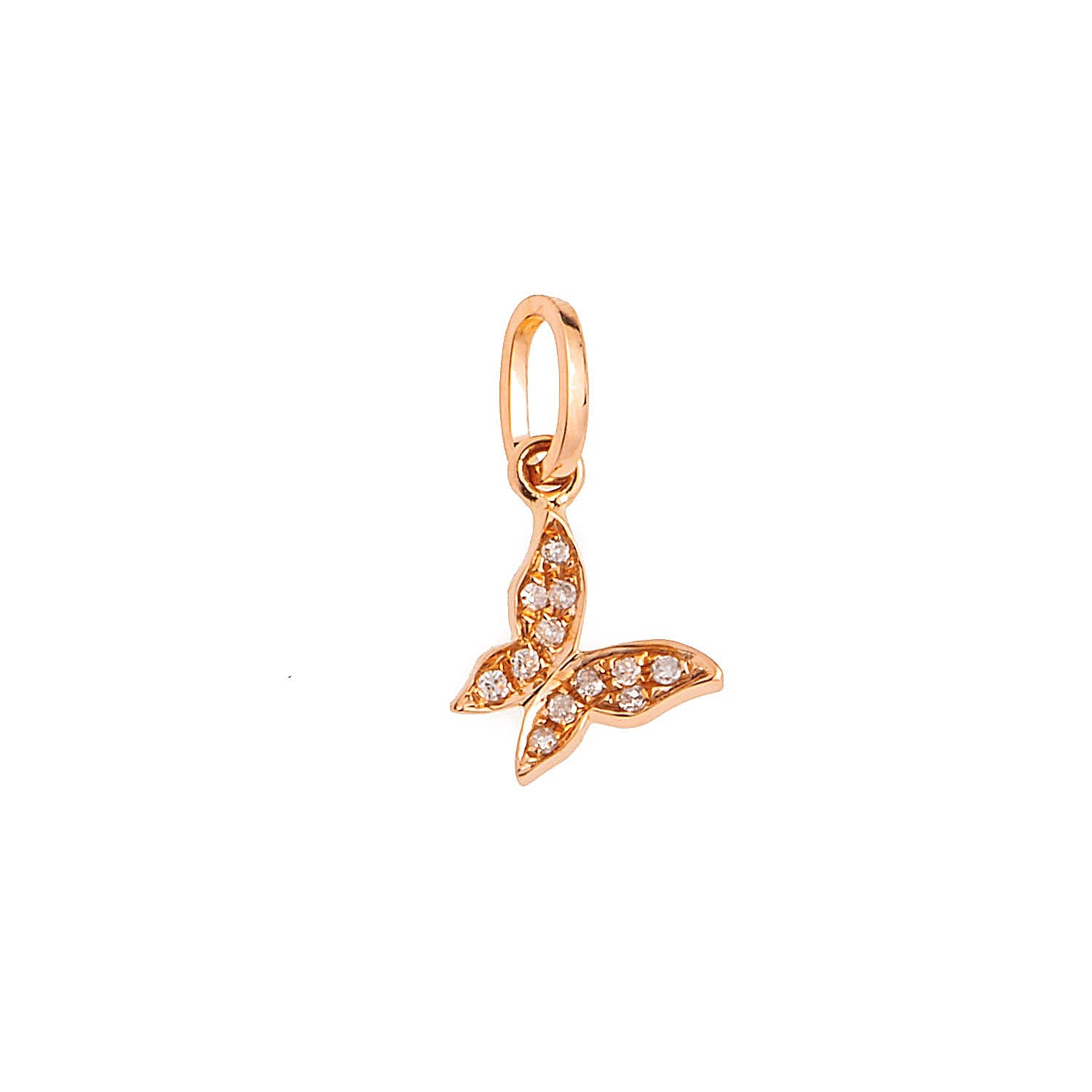Diamond Butterfly Pendant