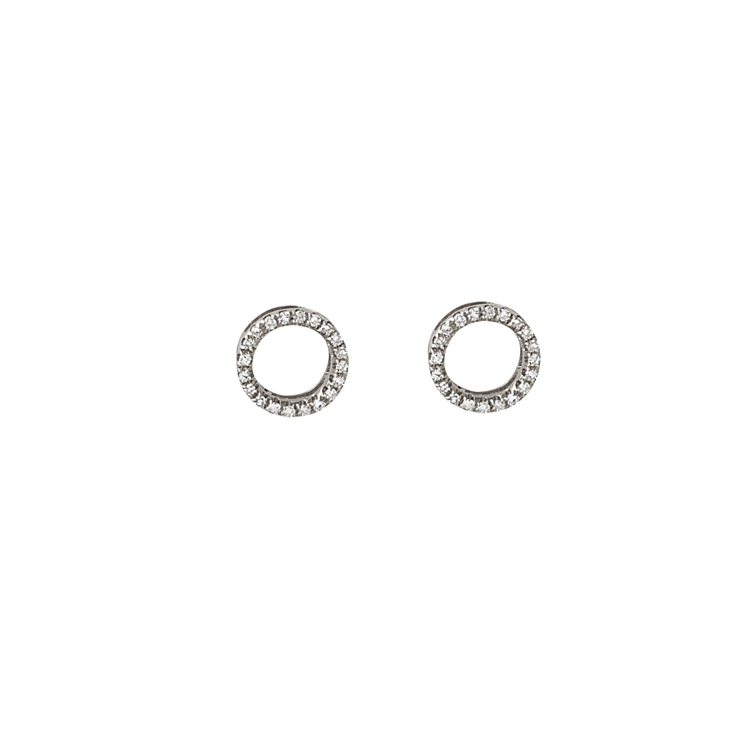Circle Stud Earrings