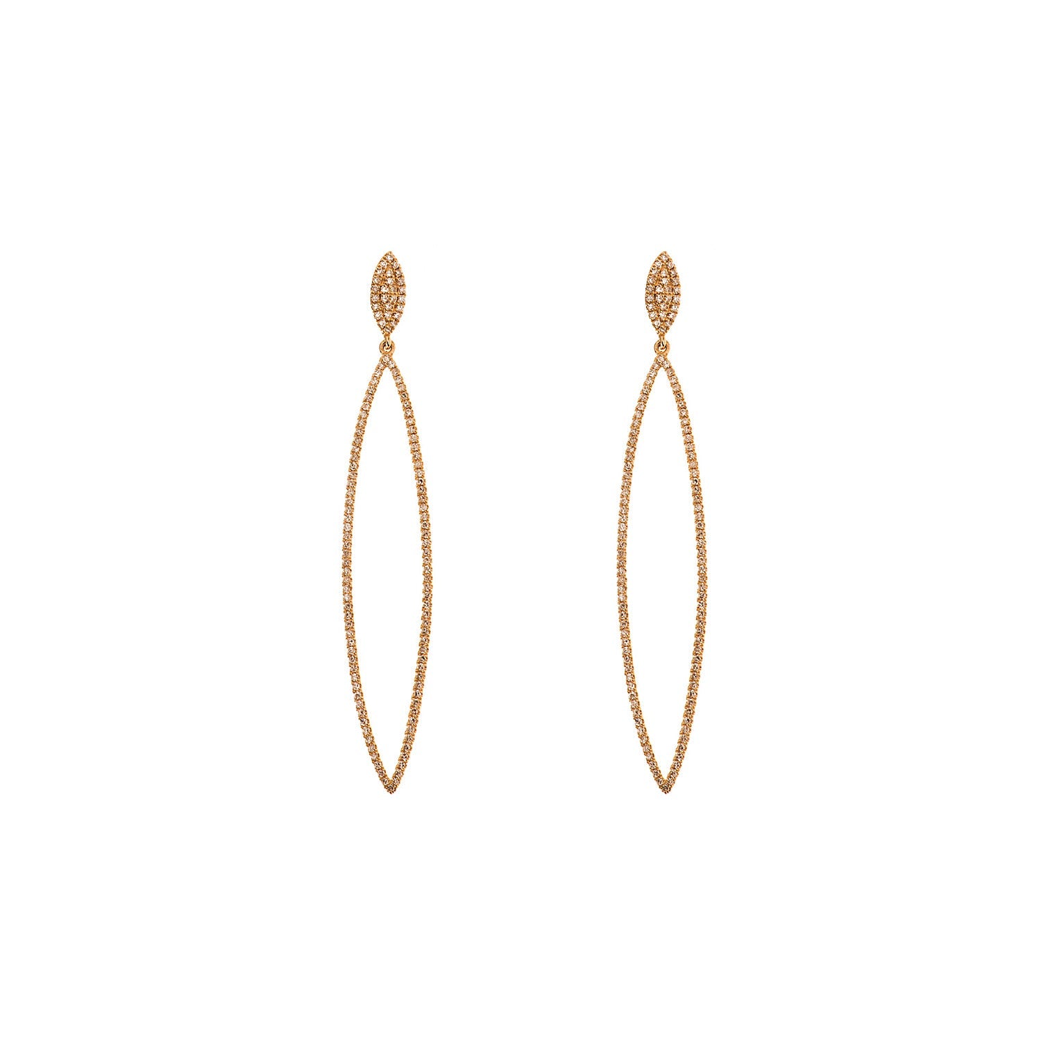 Pointy Diamond Earring - Anatol Jewelry