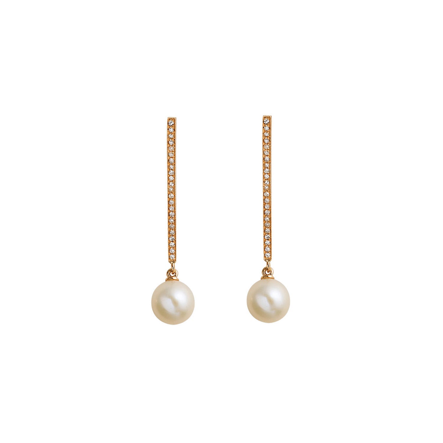 Pearl Earring. Earrings. 18K gold earring. Fresh water pearl. White Gold, yellow gold, rose gold. Perfect Gift. Earring gift. Hanging Pearl. Chain Erring. Fine jewelry. Anatol. Σκουλαρίκι χρυσό. Σκουλαρίκι  με μαργαριτάρι. Σκουλαρίκι αλυσίδα. Σκουλαρίκι με πέρλα. Athens.