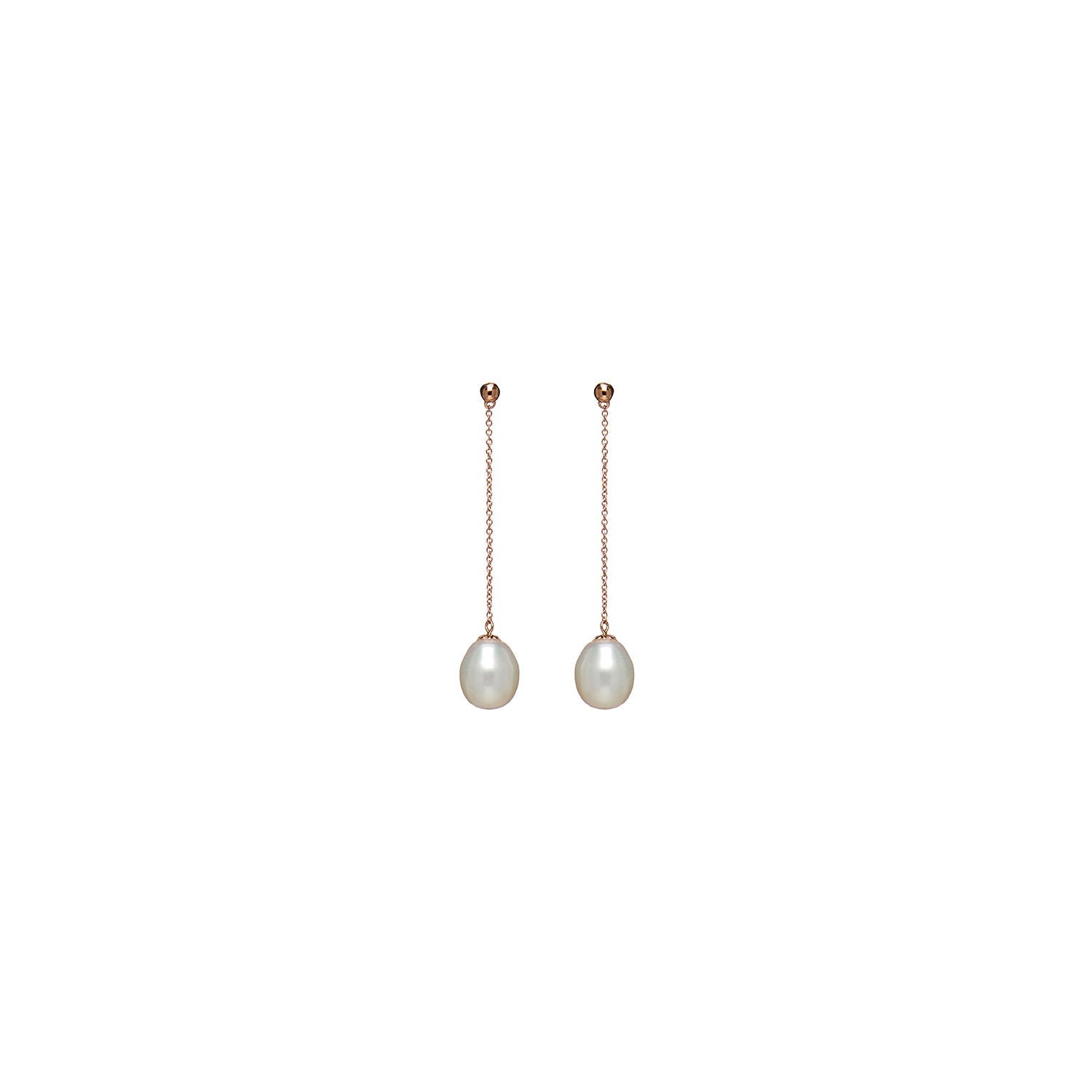 Pearl Earring. Earrings. 18K gold earring. Fresh water pearl. White Gold, yellow gold, rose gold. Perfect Gift. Earring gift. Hanging Pearl. Chain Erring. Fine jewelry. Anatol. Σκουλαρίκι χρυσό. Σκουλαρίκι  με μαργαριτάρι. Σκουλαρίκι αλυσίδα. Σκουλαρίκι με πέρλα. Athens.